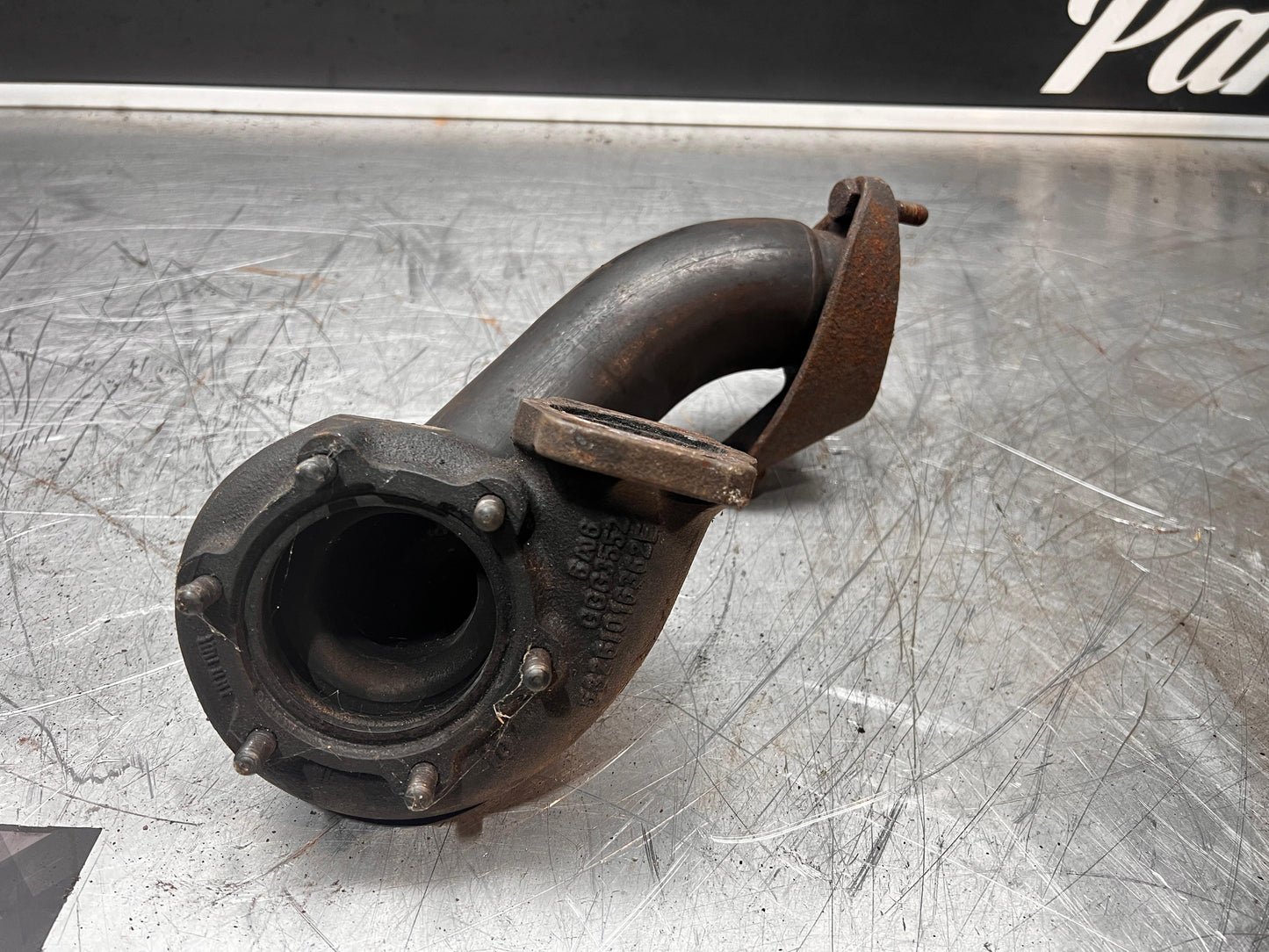 Porsche 944 Turbo Exhaust Down Pipe with turbo housing 95111109801 spares or repair