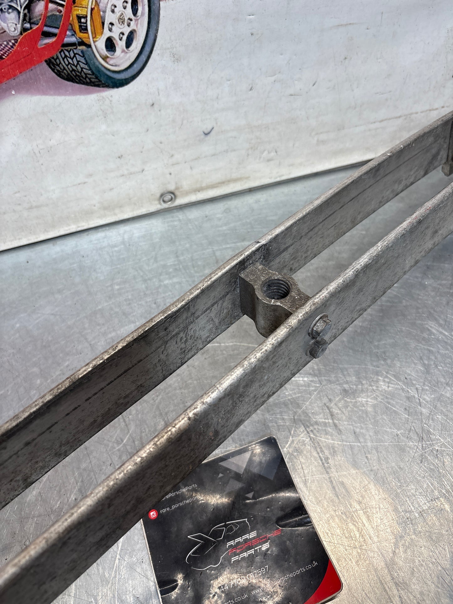 Porsche 944 S2 / turbo front bumper reinforcement panel support, 95150501000 for spares or repair