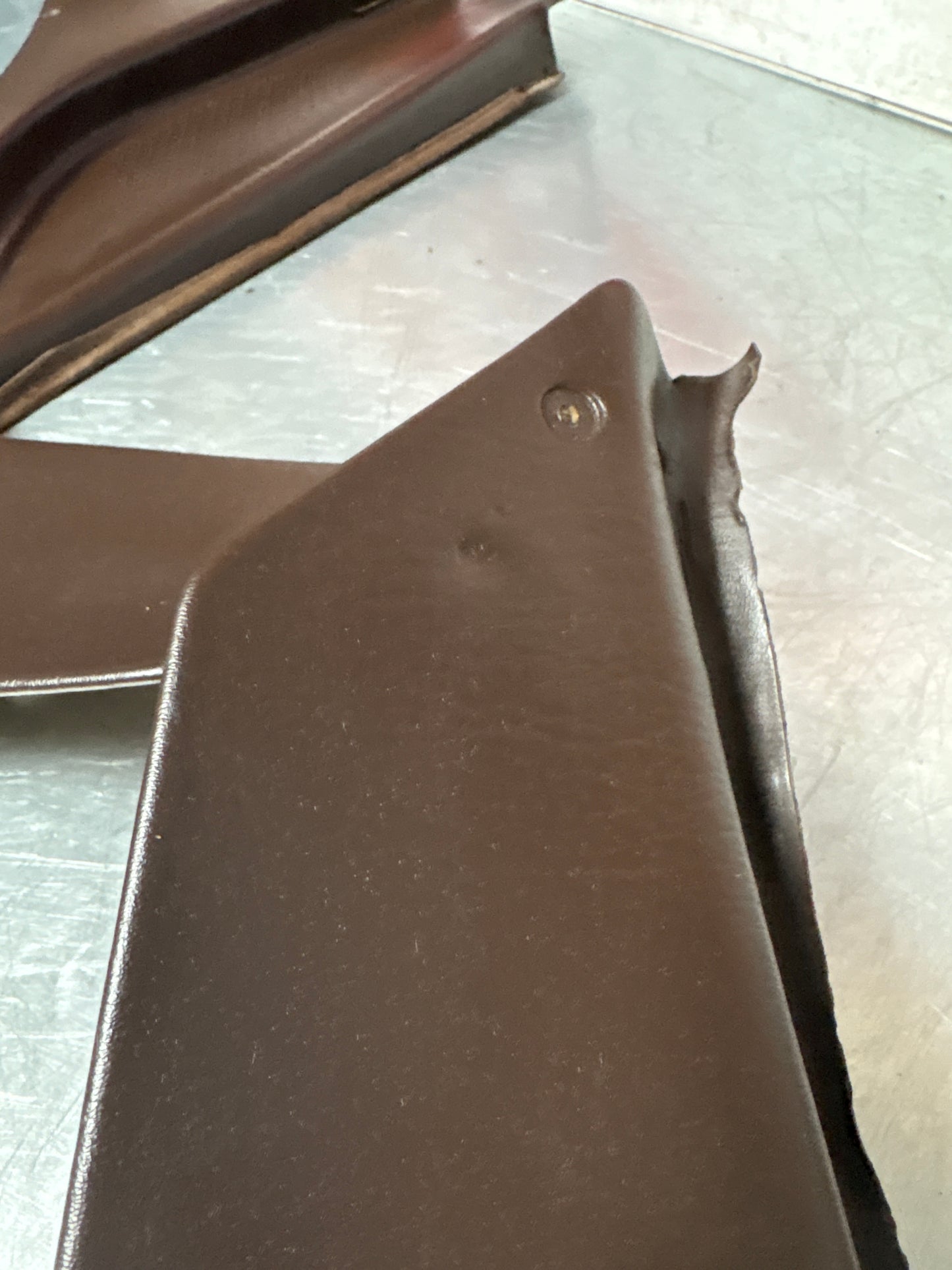 Porsche 944 924 brown rear interior C Post trims/cards. Quarter panel trim used 94455502101 94455502201