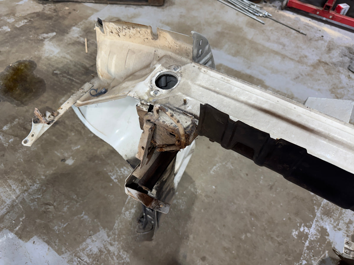 Porsche 924S front end cut