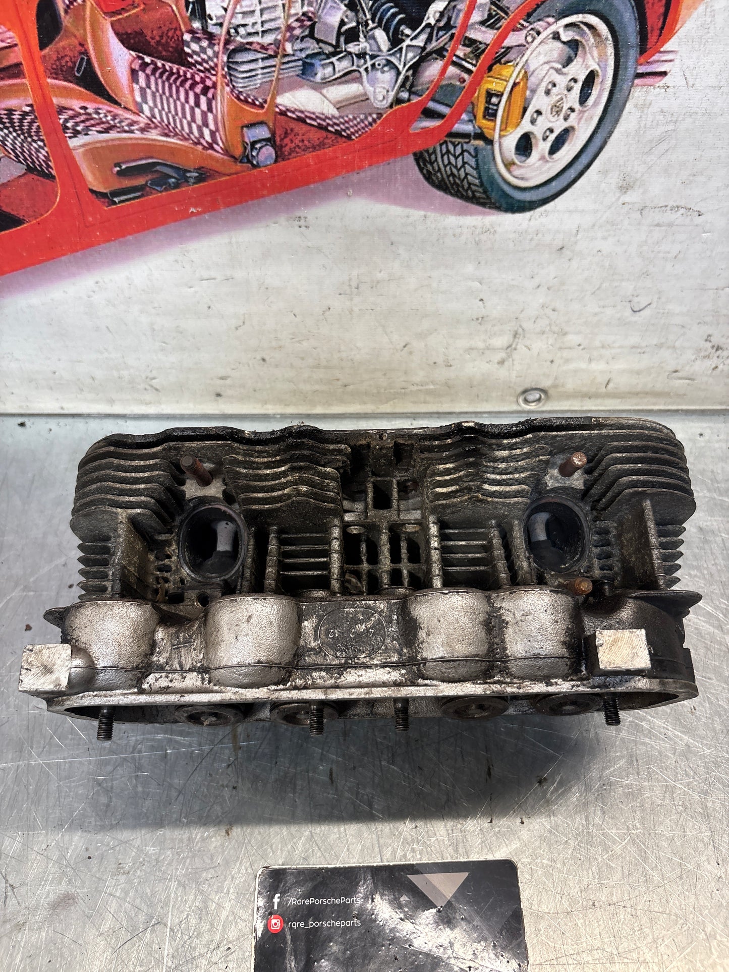Porsche 914, cylinder head, right side, used 021101371J