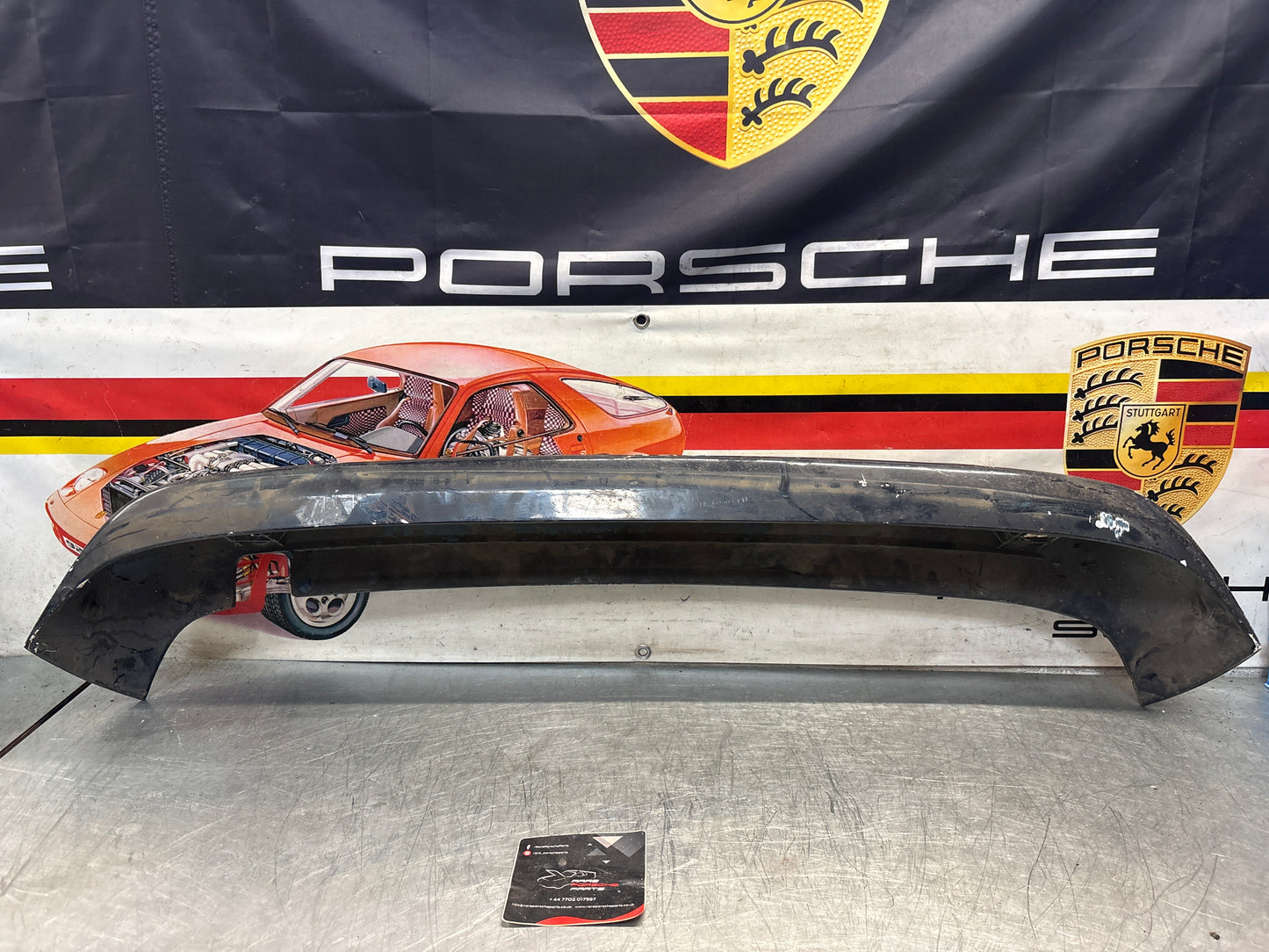 Porsche 924/924S rear bumper, used 477807313