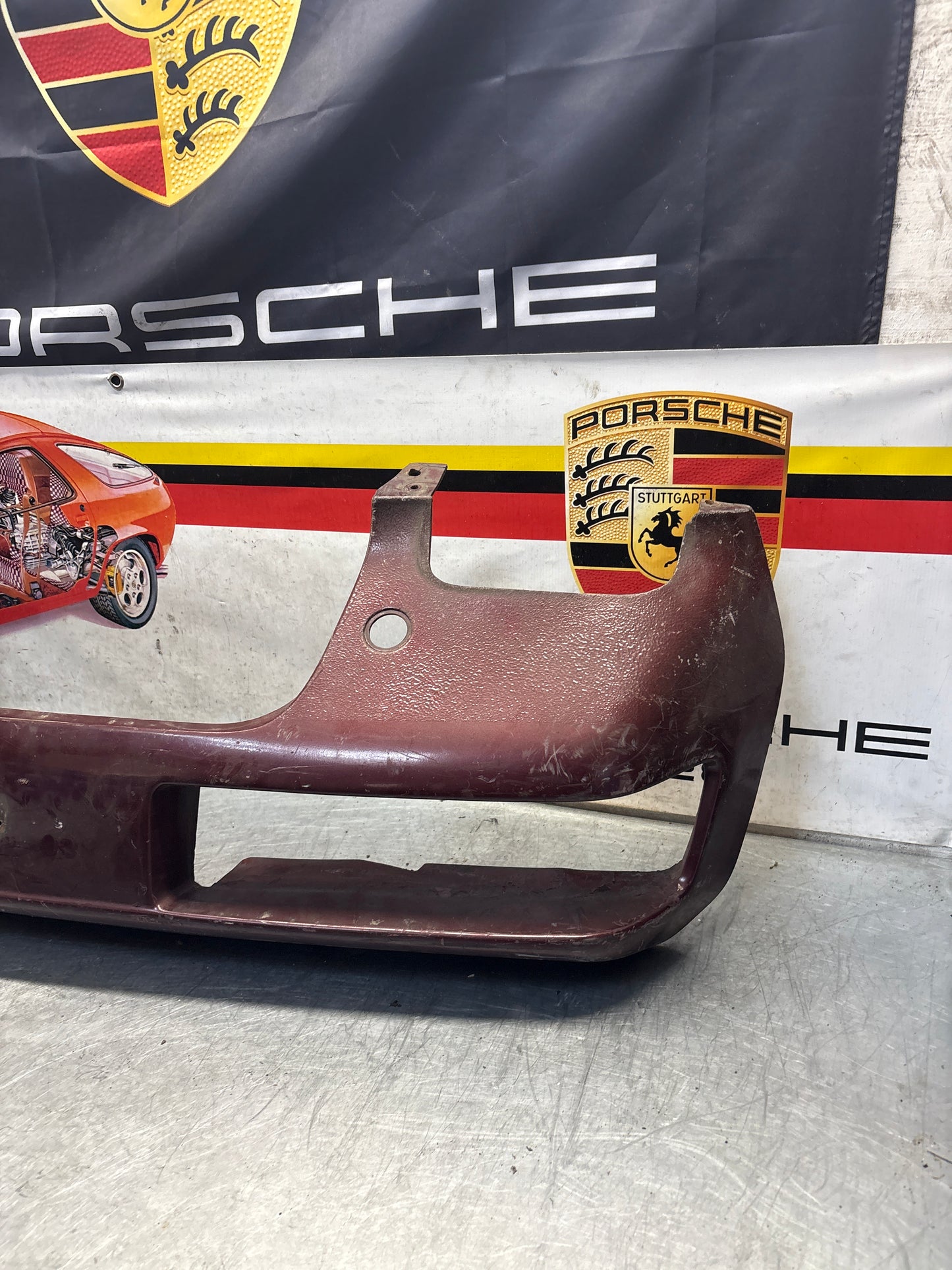 Porsche 928 front bumper cover panel, used 92850501306