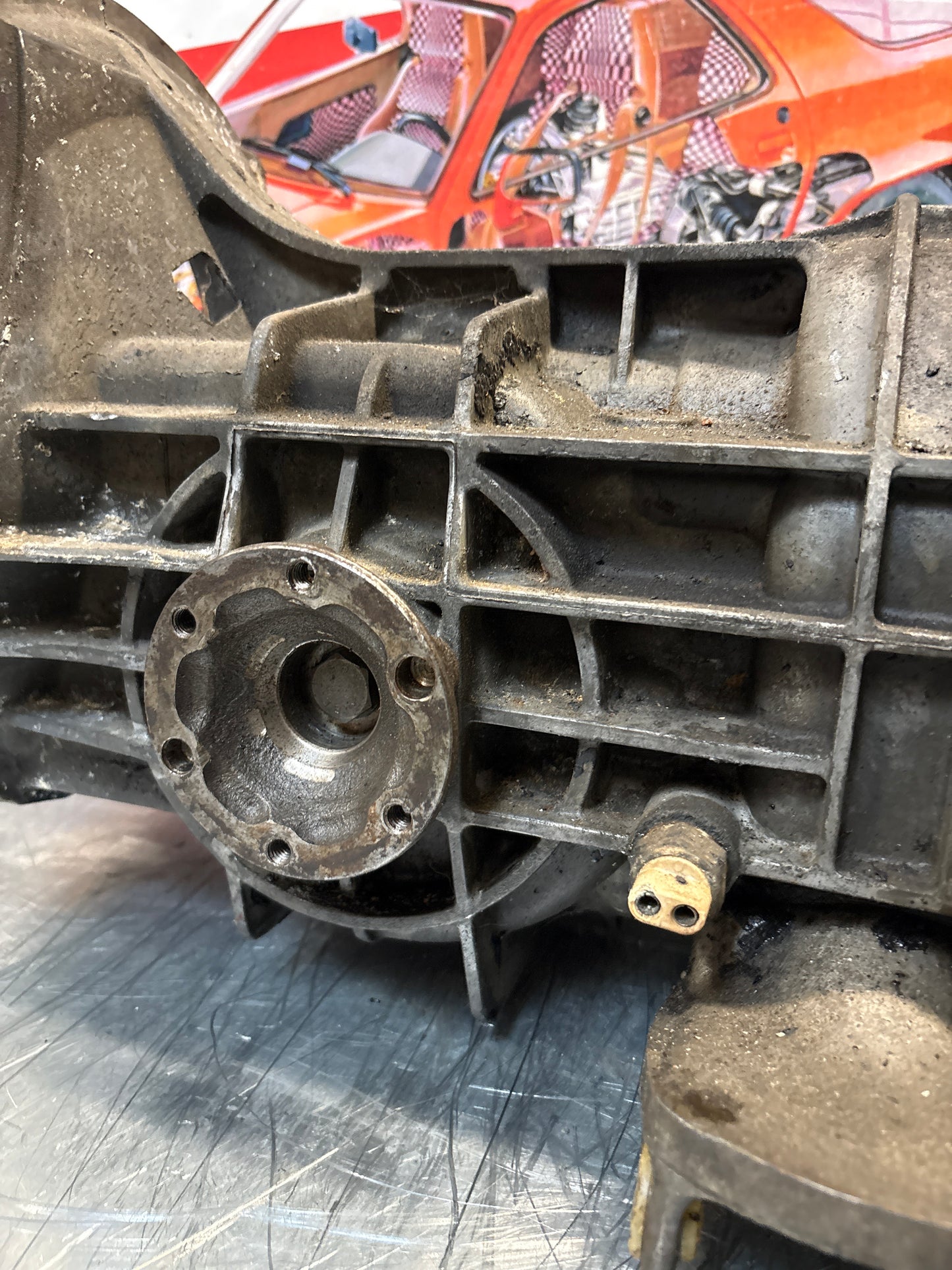 Porsche 914 transmission, used, for spares or repair unknown condition HA13093