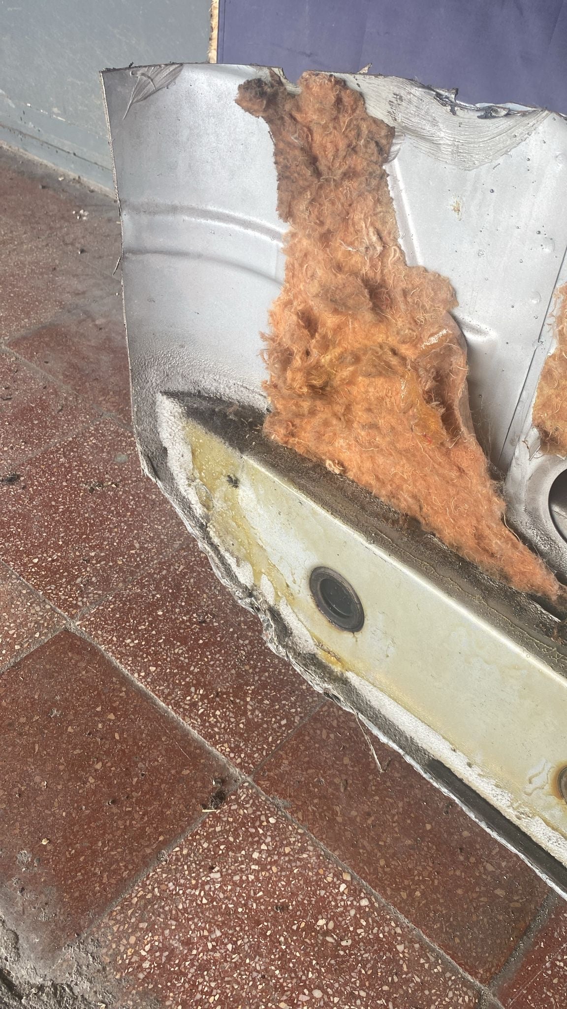 Porsche 944 right sill section cut 94450361200