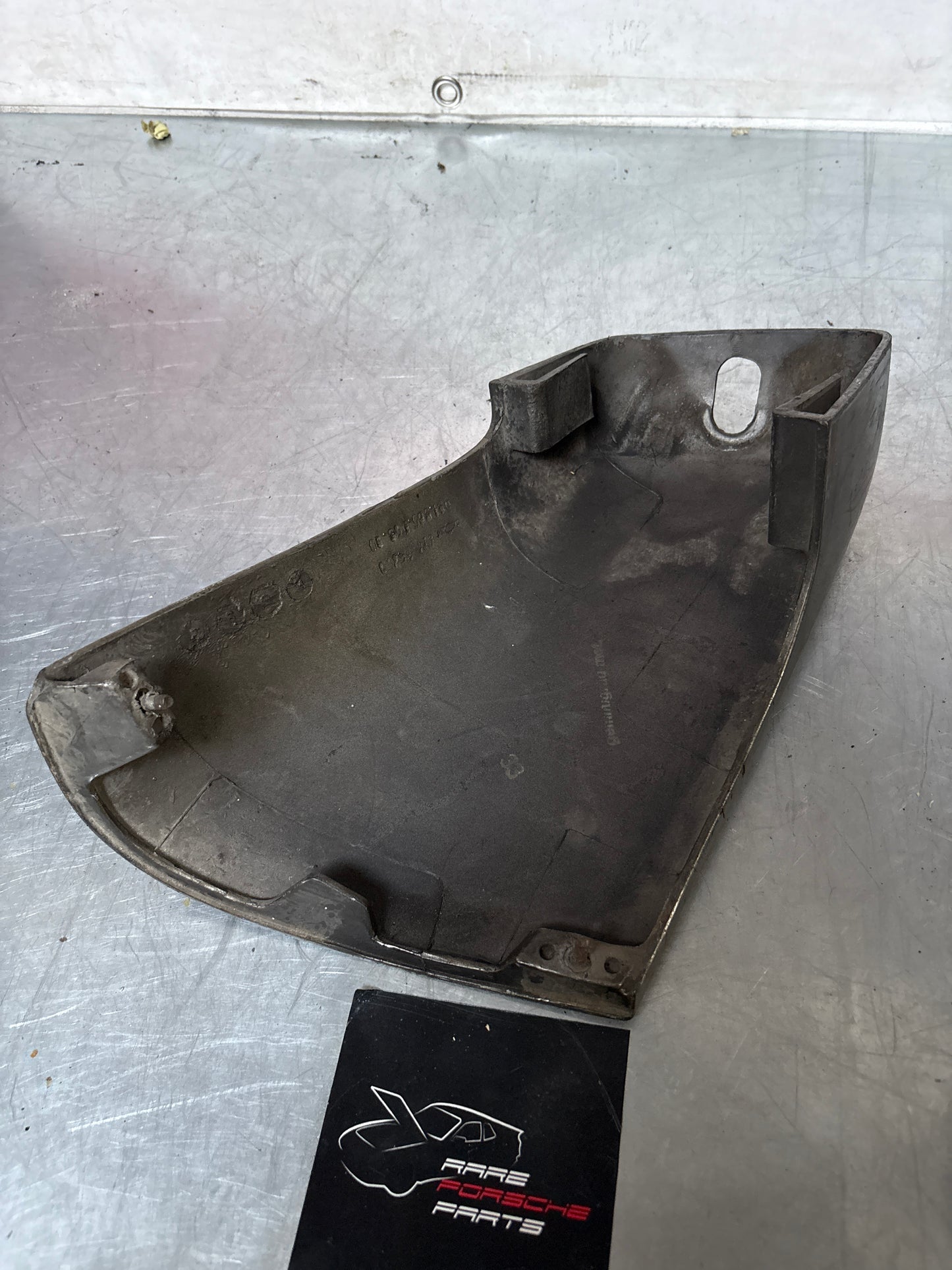 Porsche 944 left side Rear bumper endpiece, used, 93150505900