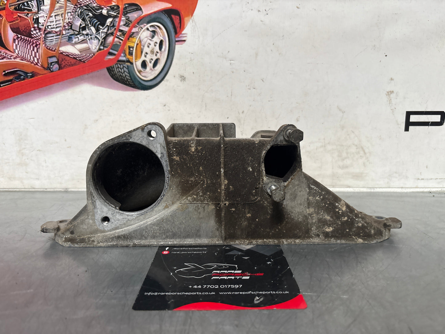 Porsche 928 Bell Housing Bottom Cover, used 9281164116R