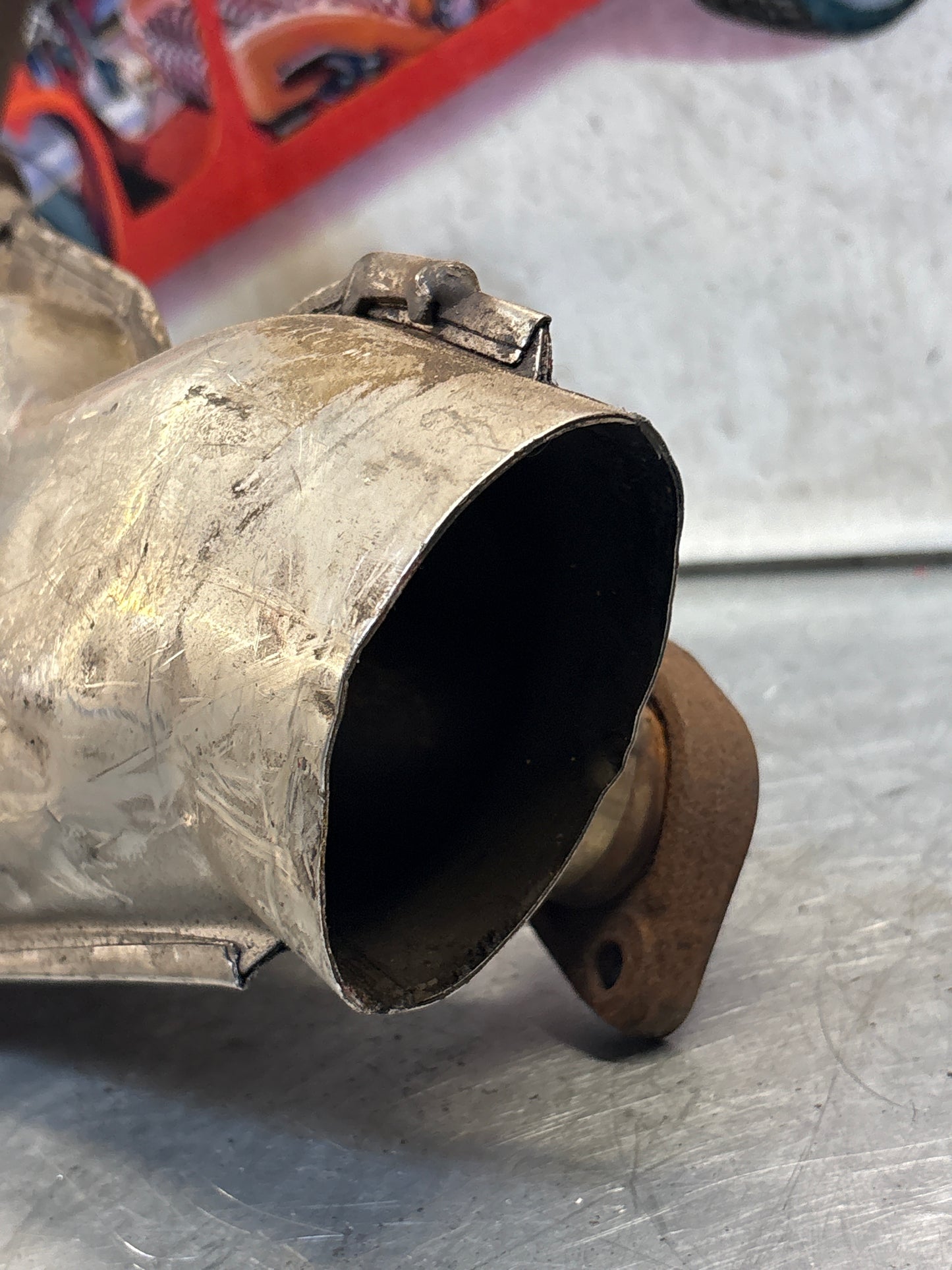 Porsche 911 964 right heat exchanger, used 96421104004