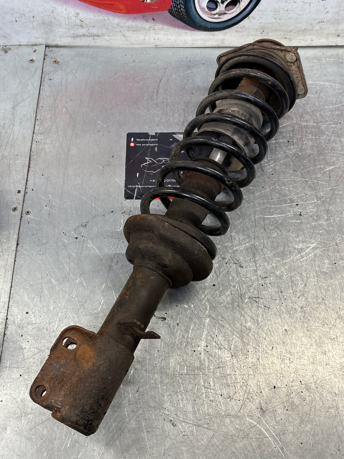 Porsche 924 Front shock absorber, used 477412031E