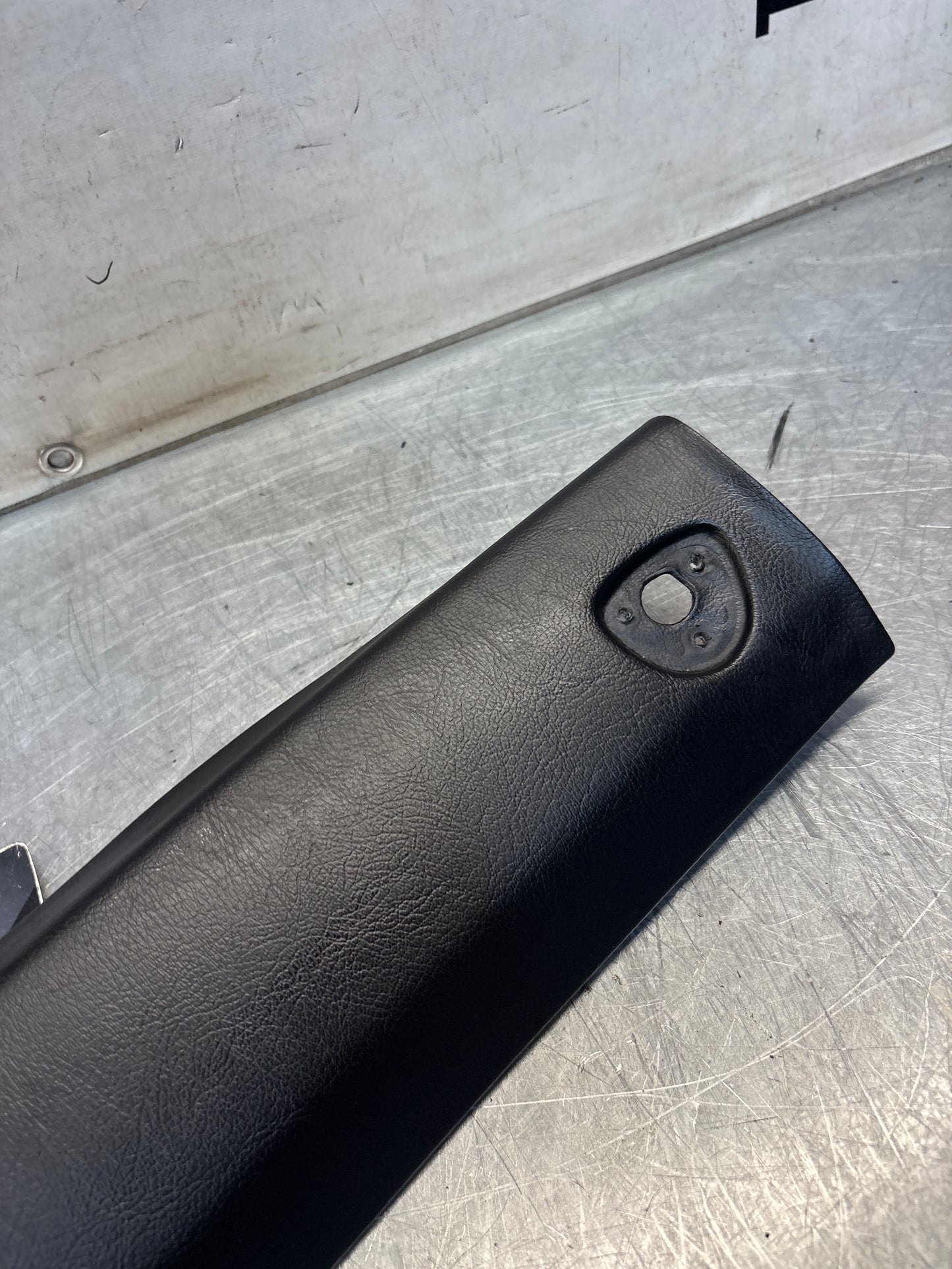 Porsche 944 / 968 front windshield panel trim, used, black 94455503700