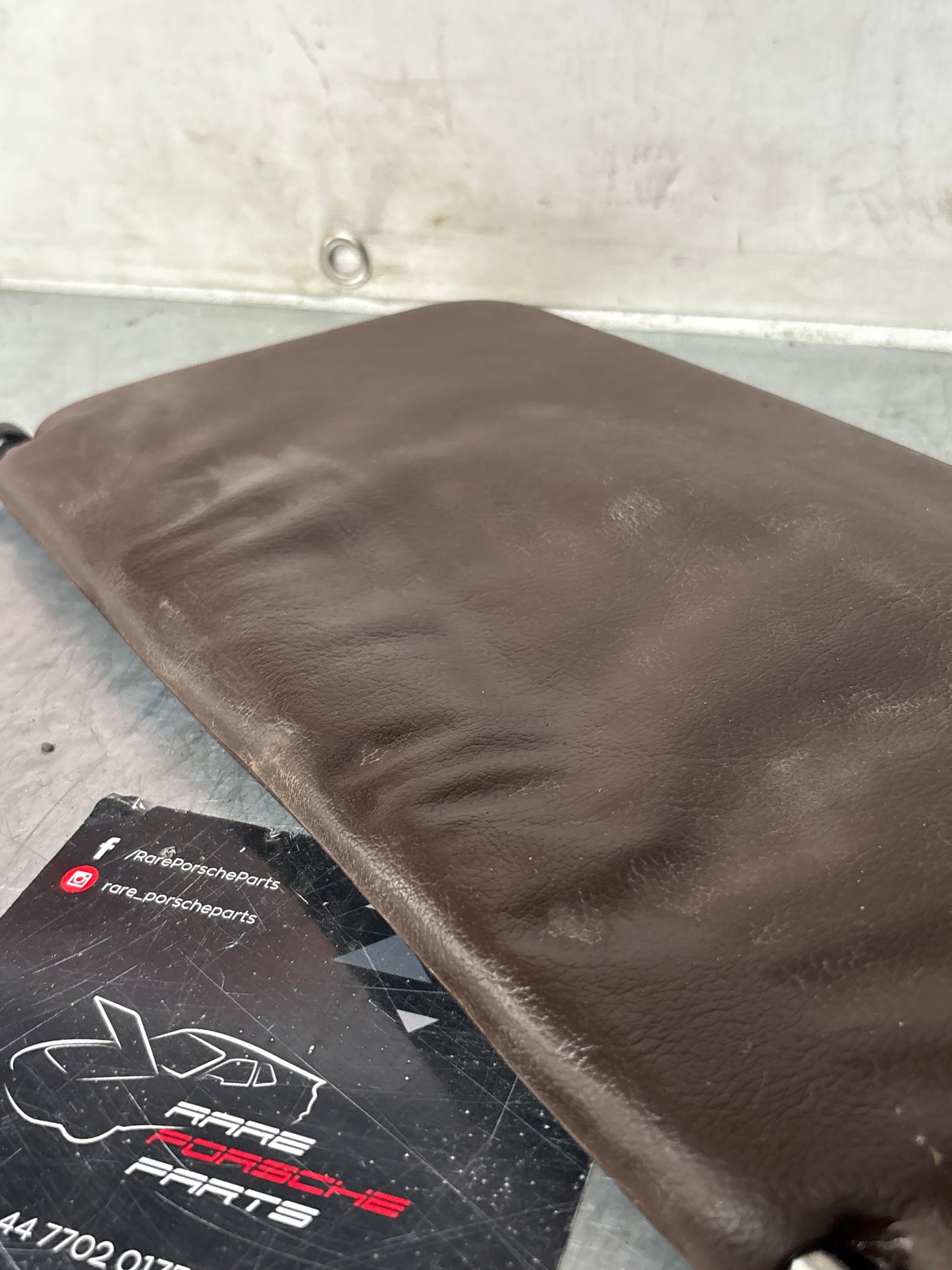 Porsche 928 L+R rear sunvisor, brown, used 92873103504