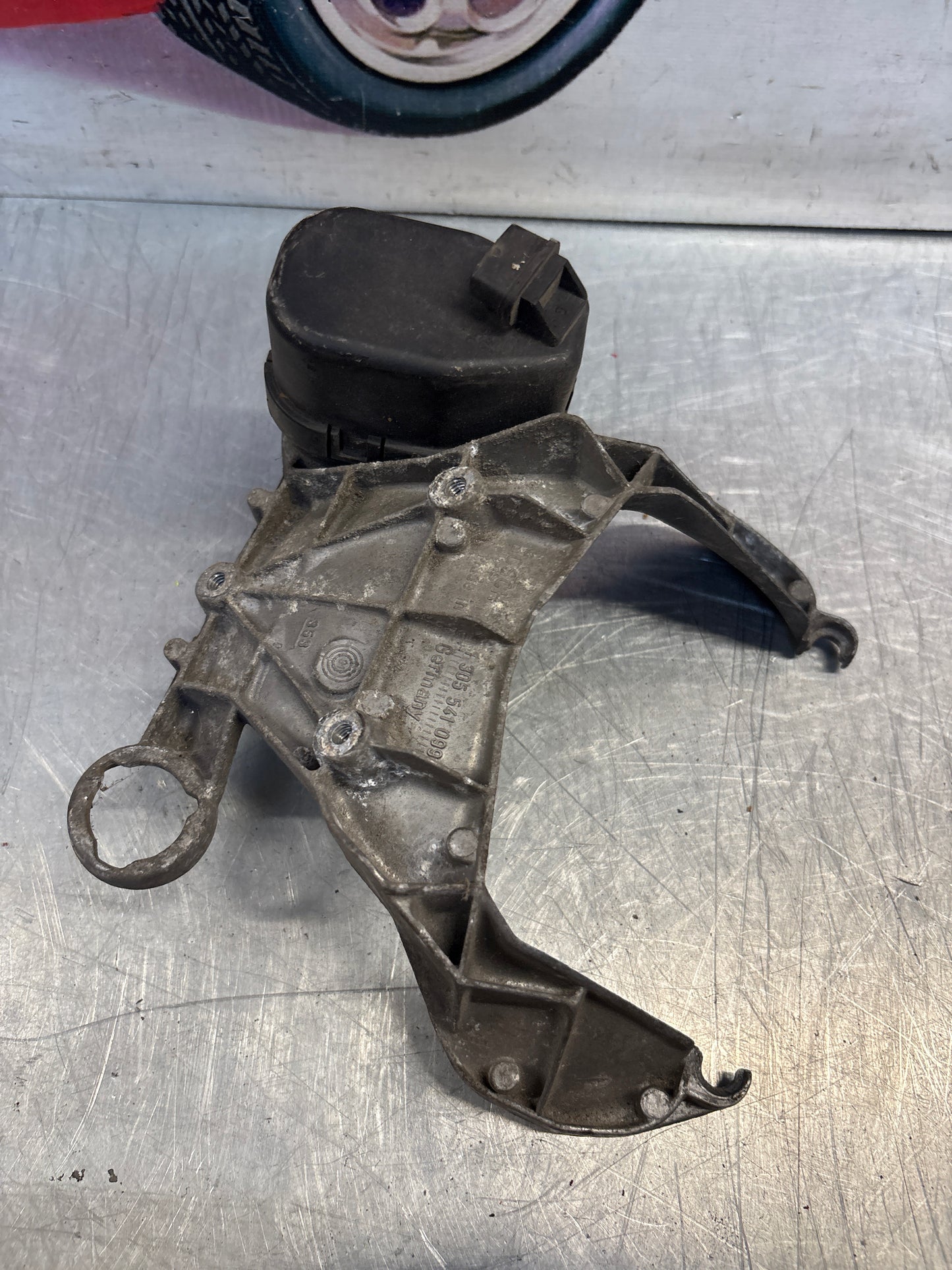 Porsche 968 headlight bracket housing,used  1305541099