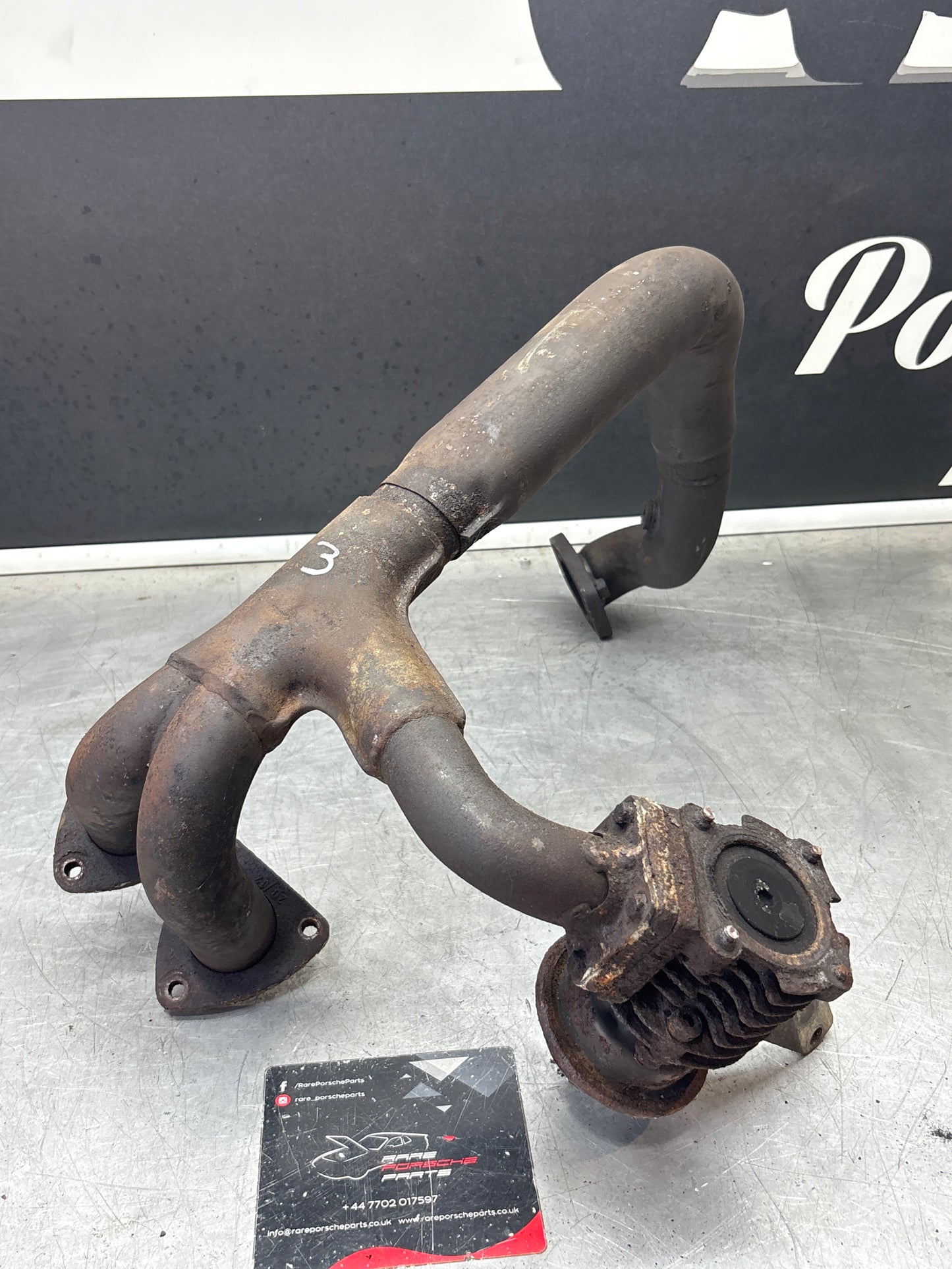Porsche 944 Turbo exhaust cross over pipe 95111109615, used