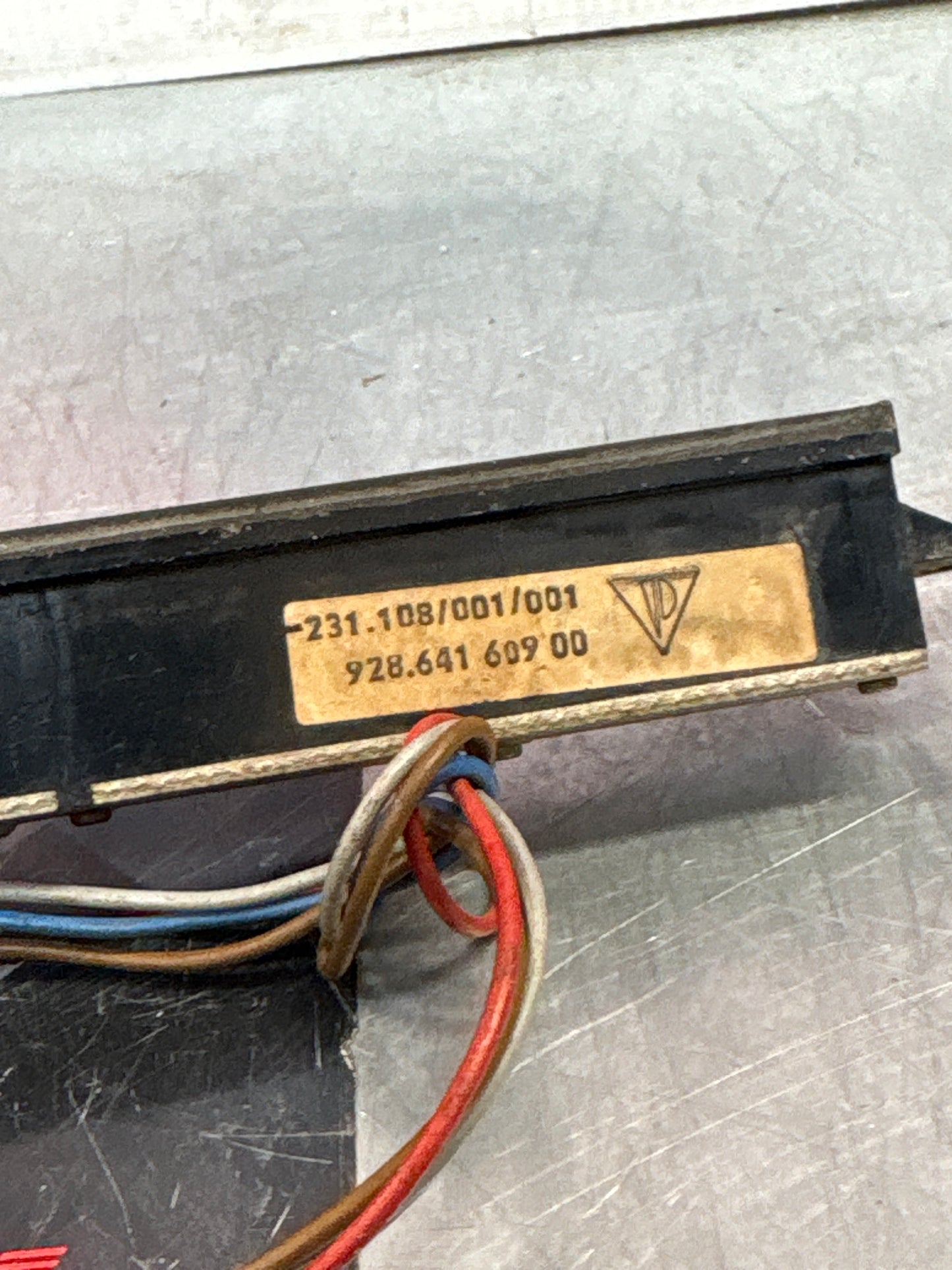 Porsche 928 front center dash panel, used 92864160900