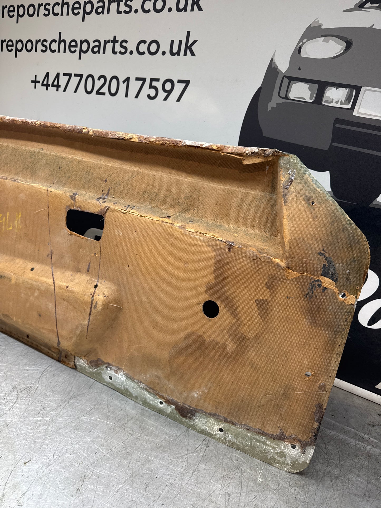 Porsche 924/ Early 944 Bare door card. Fibreglass repaired. 477867012
