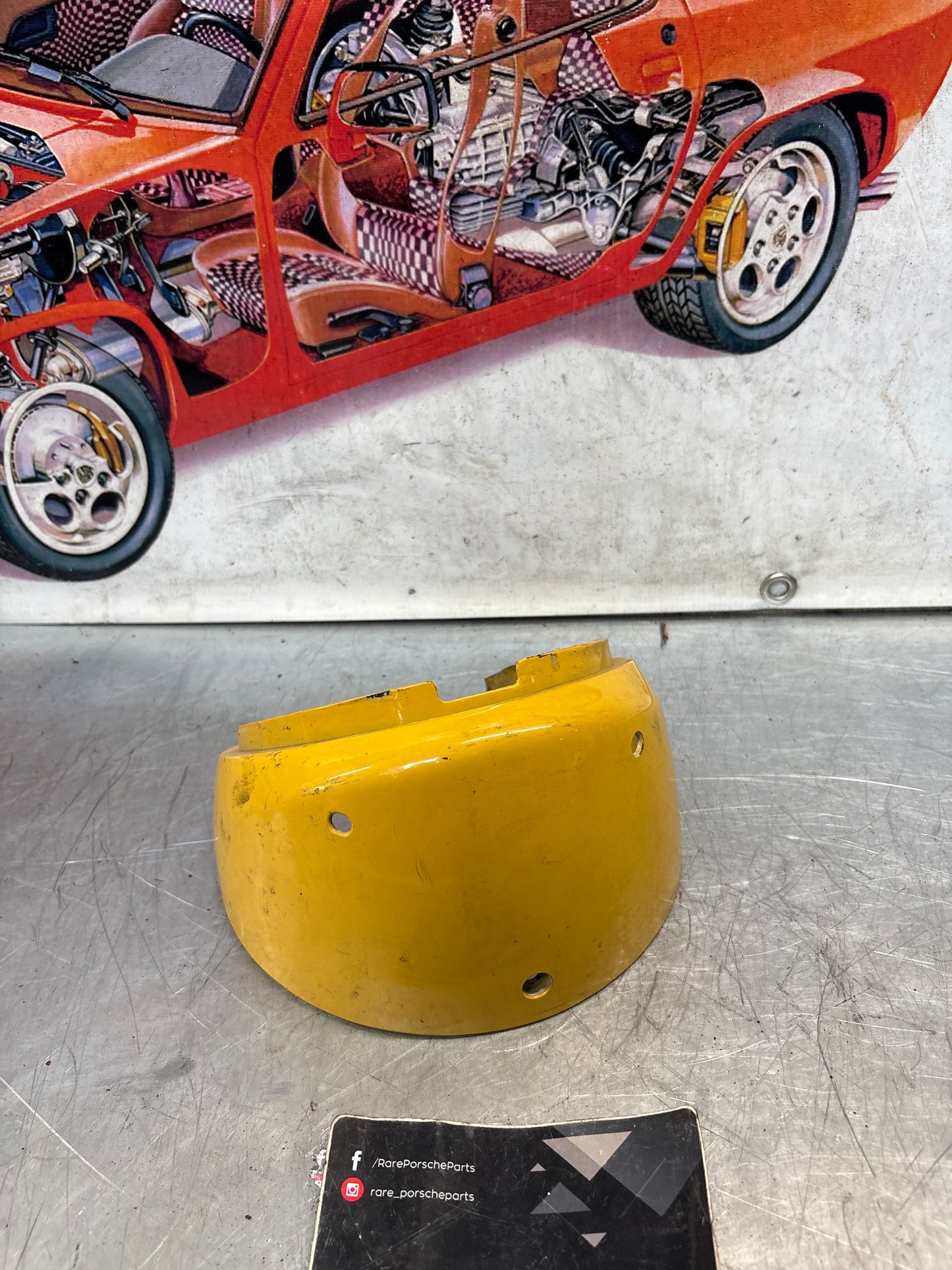 Porsche 968 headlight housing, used 94475012100