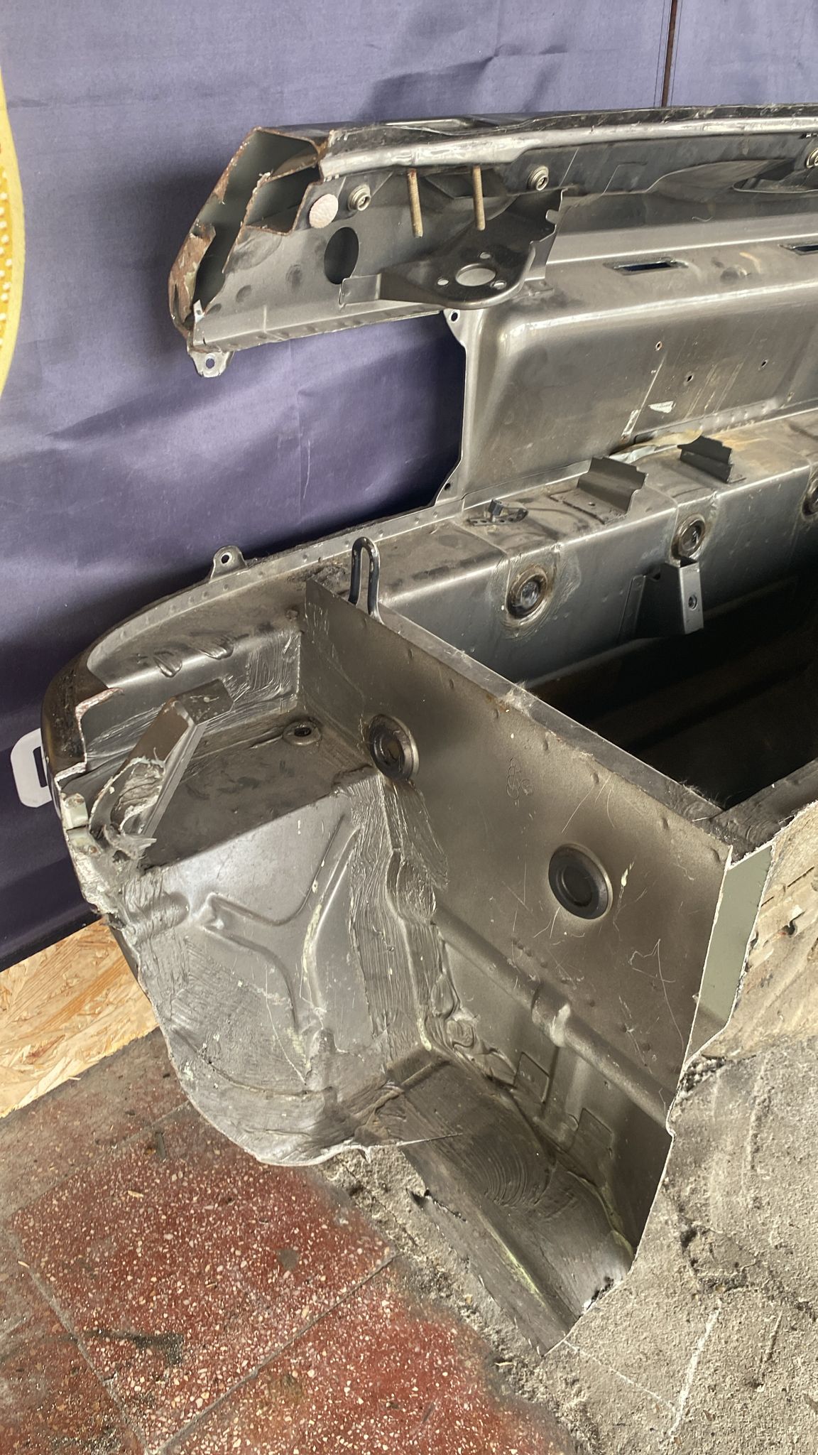 Porsche 944 complete rear cut used, 94450303701