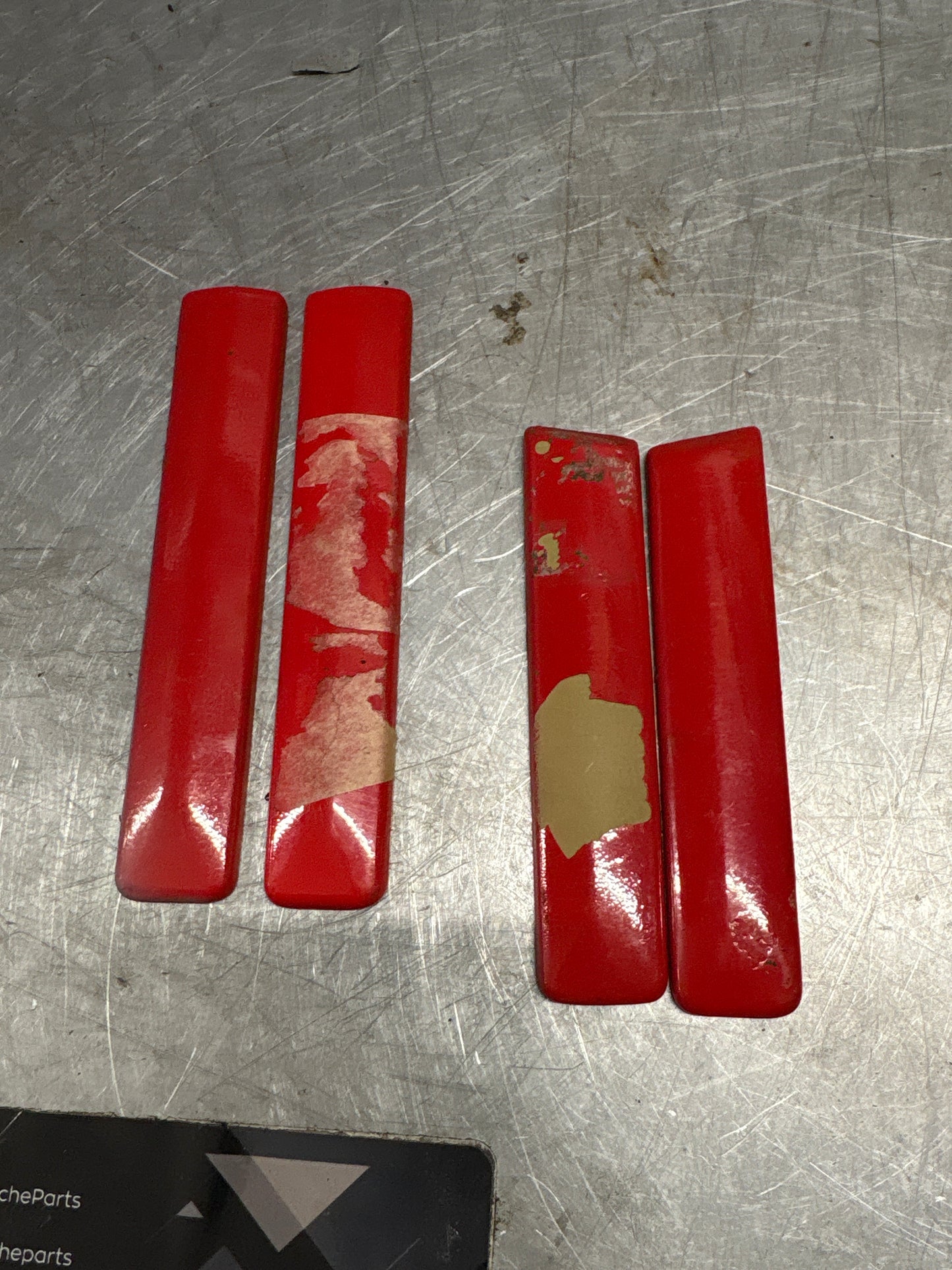 Porsche 944 set of door bump moulding trim, used 93155913700 / 93155913300 / 93155913400 / 93155914100 / 93155914200