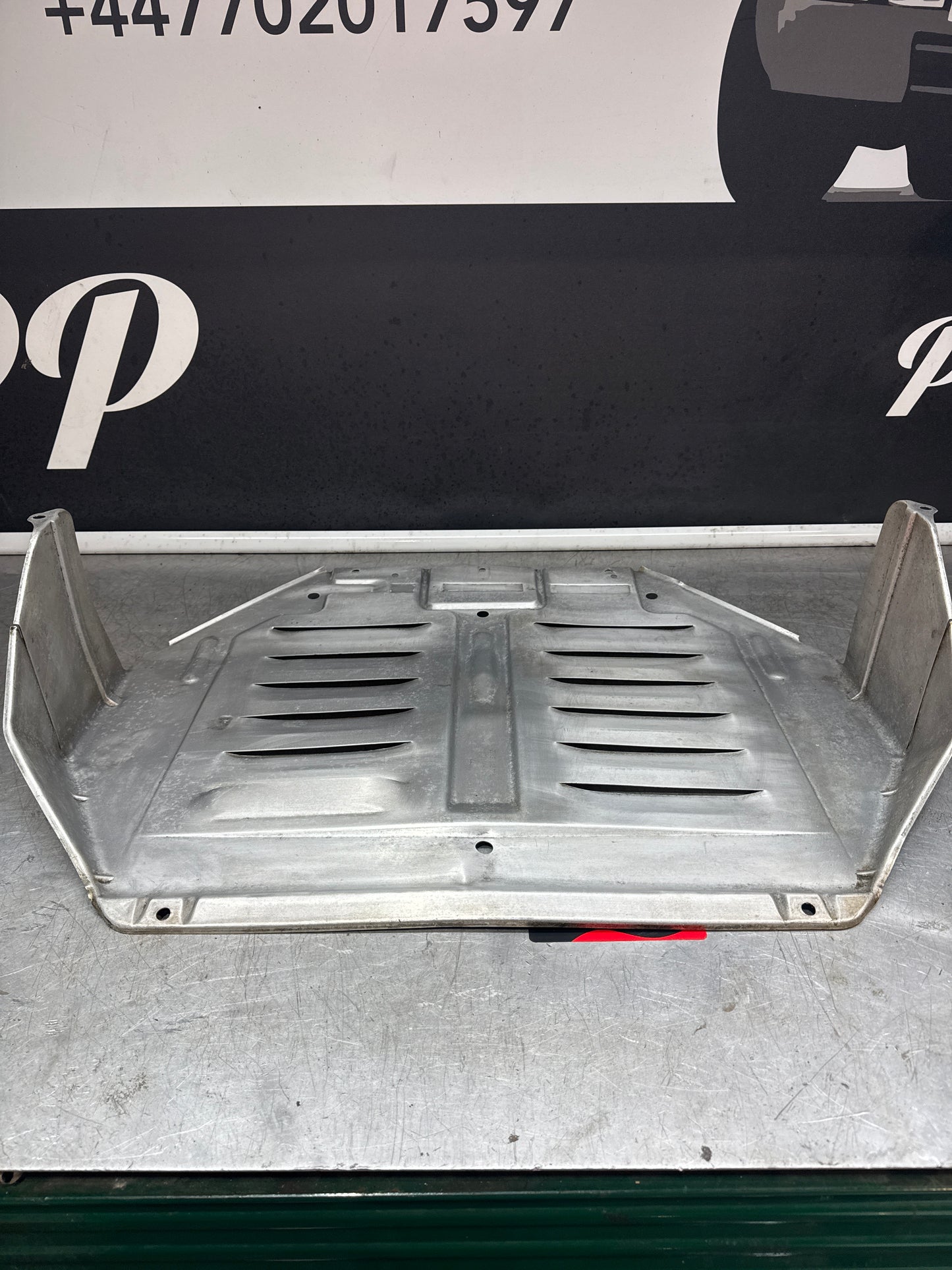Porsche 944 engine tray / belly pan / undertray used. Aluminium. 94434116103