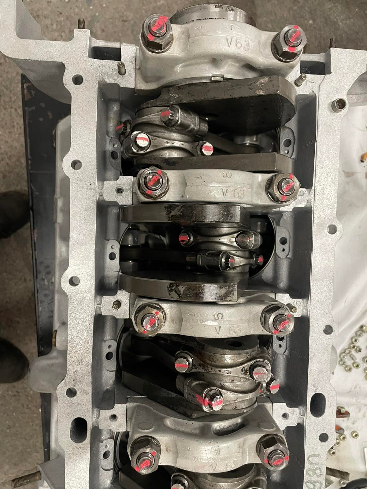 Ferrari 575M F133E short block, rebuilt