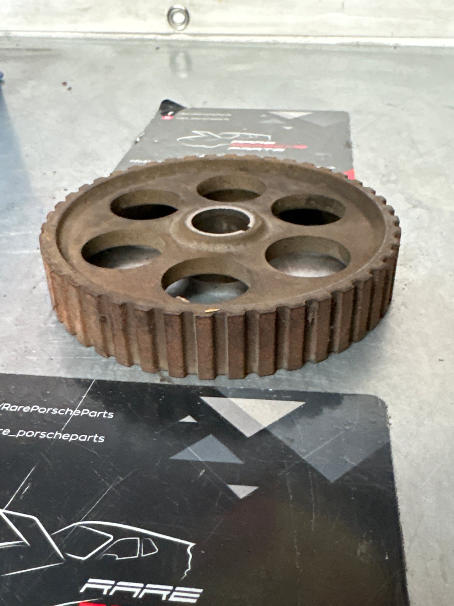 Porsche 924 Turbo Vintage camshaft gear, used 056109111A