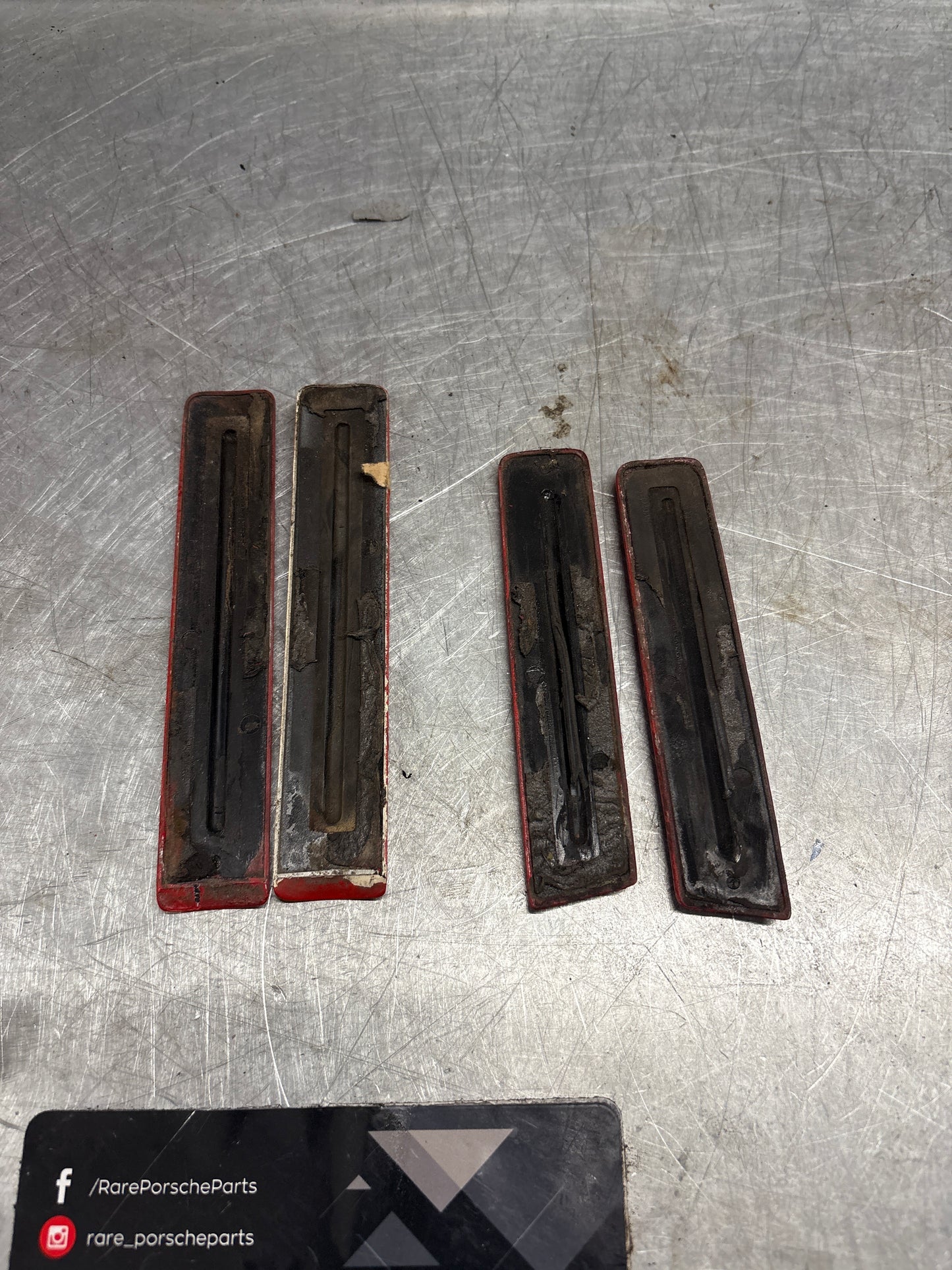 Porsche 944 set of door bump moulding trim, used 93155913700 / 93155913300 / 93155913400 / 93155914100 / 93155914200