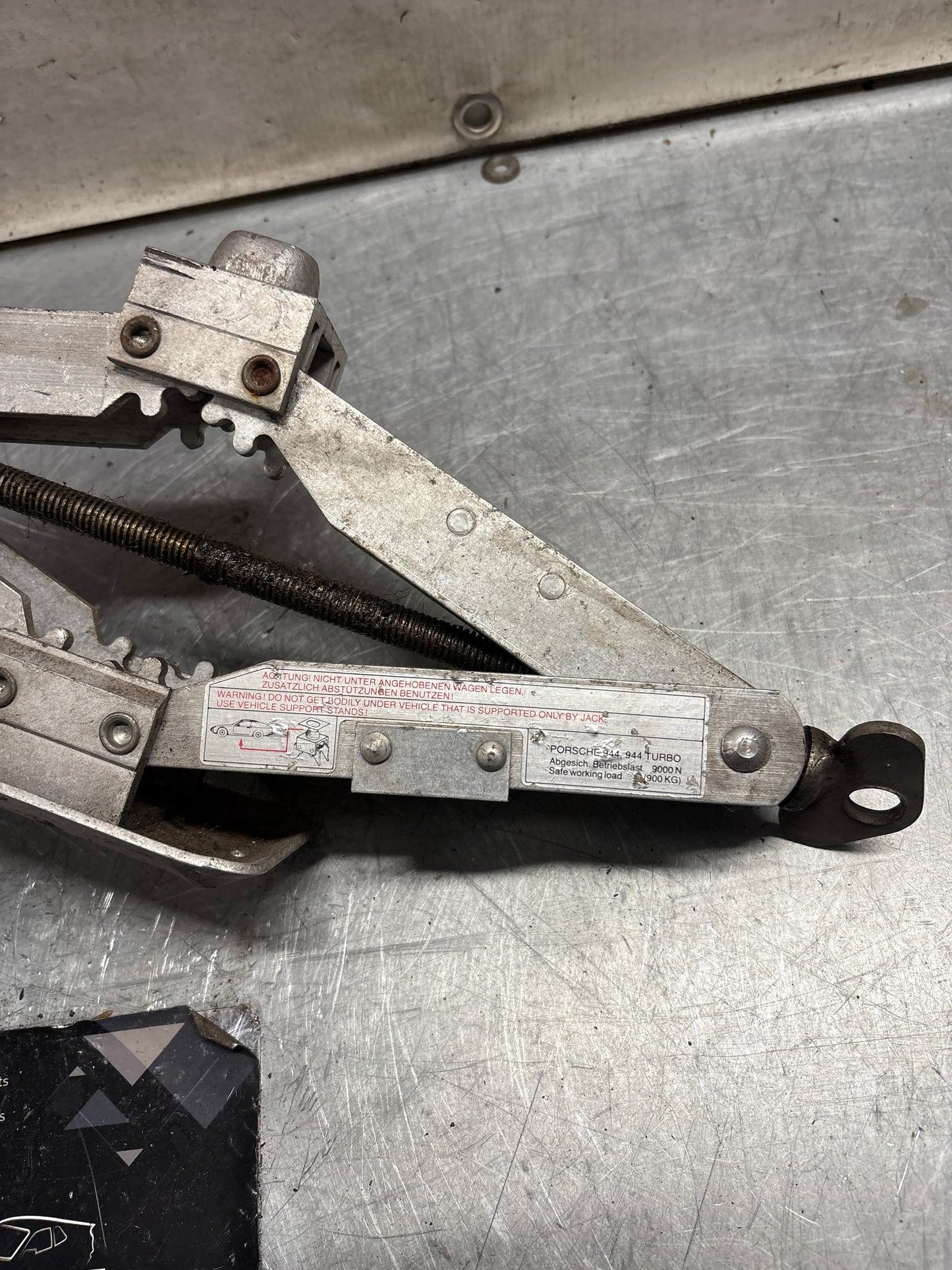 Porsche 944 / 944 Turbo spare tire jack lift, used