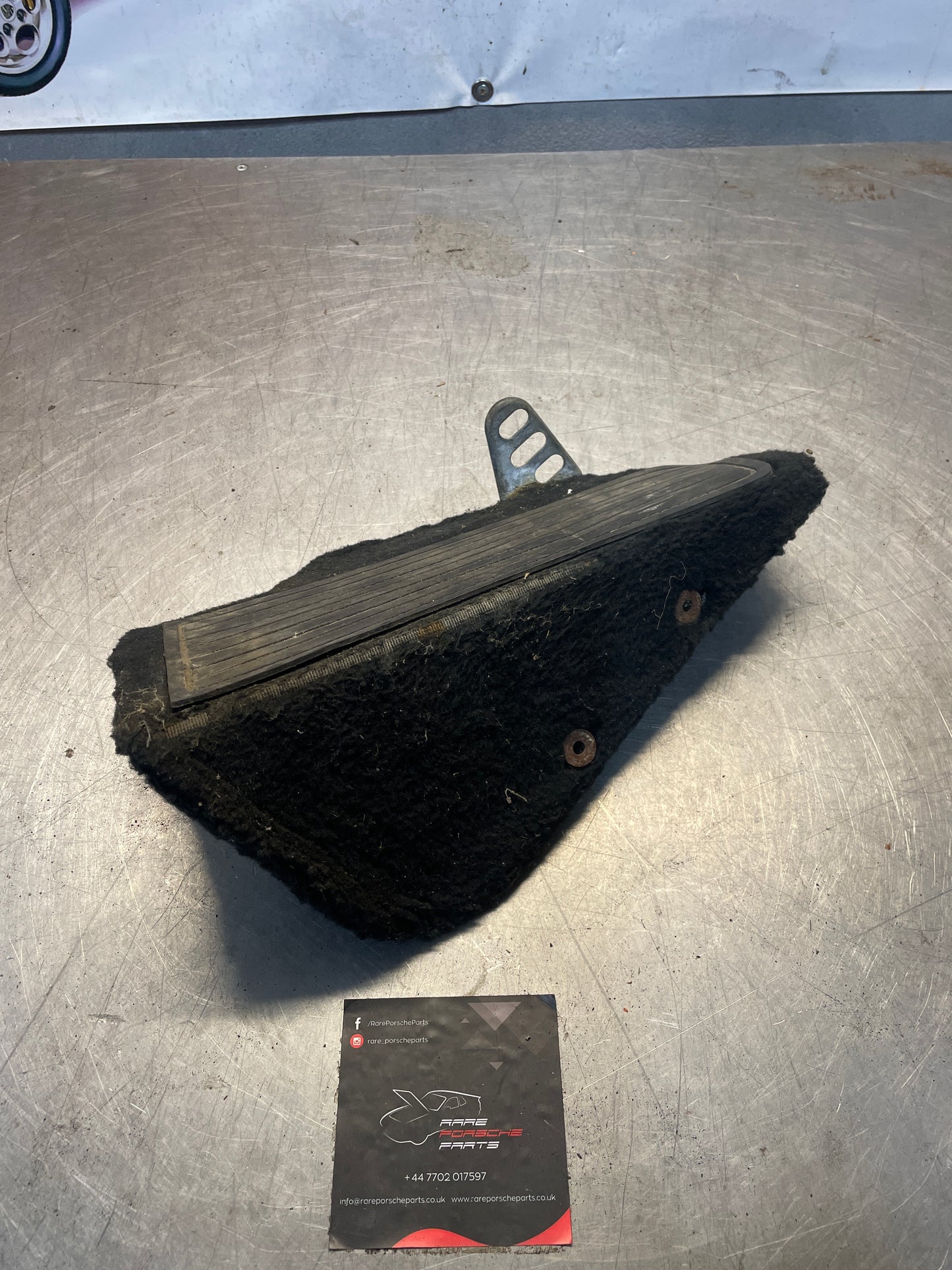 Porsche 928 black foot rest, used