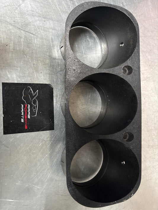 Porsche 924 early dash binnacle dial panel speedo surround 477857283 black, used, for spares or repair