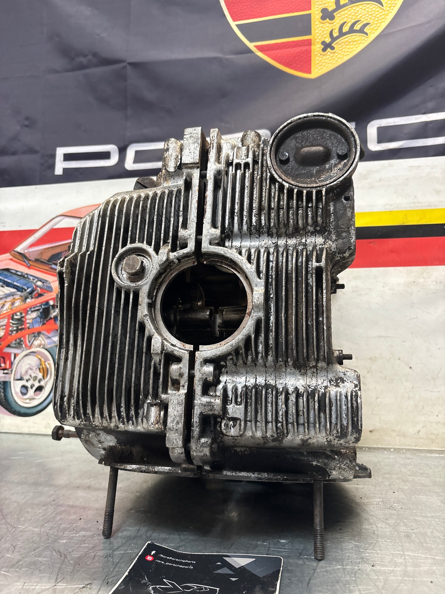 Porsche 914 1.8L engine case, used EC011666