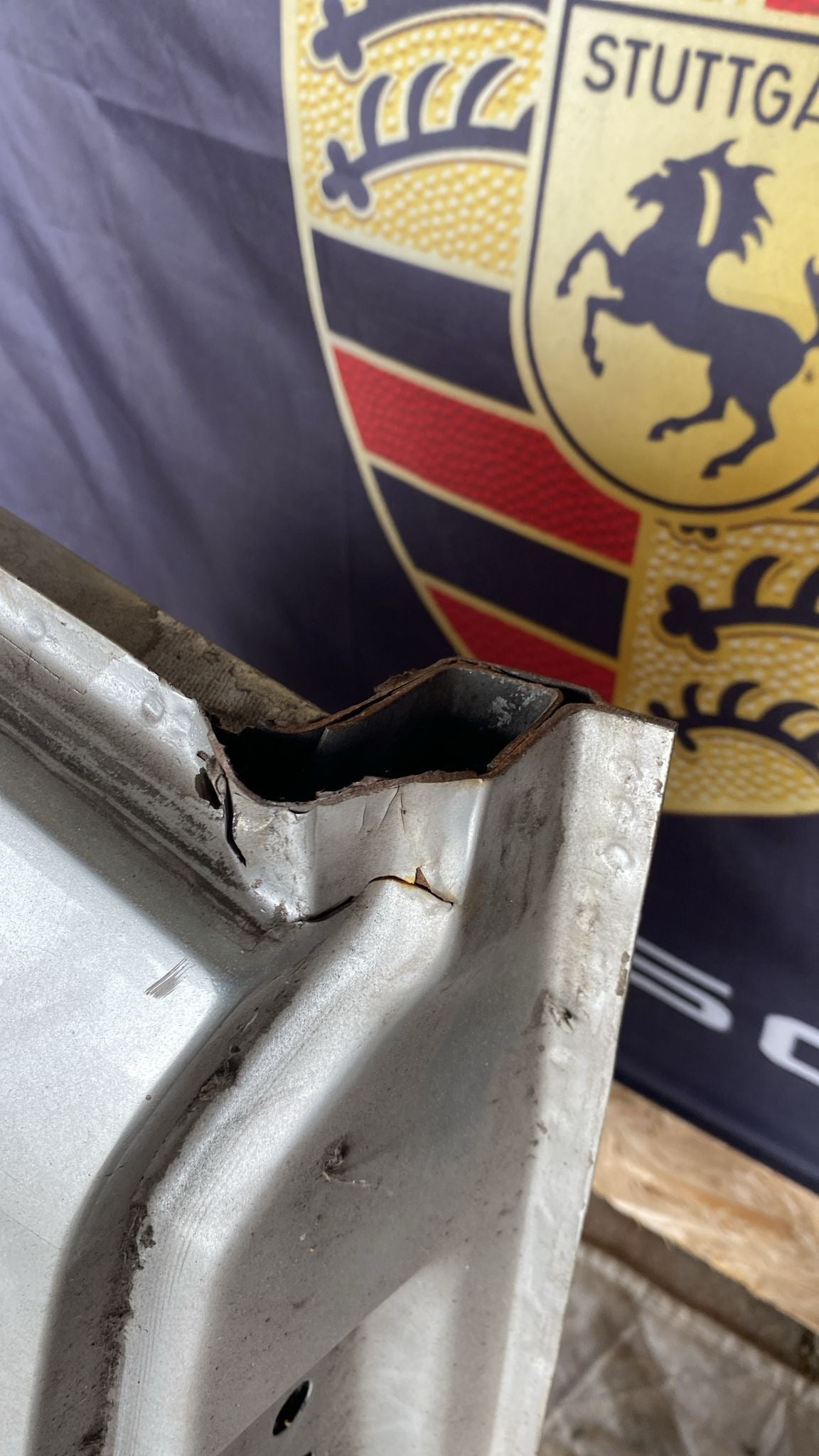 Porsche 924 Right Sill section, 477809848B cut