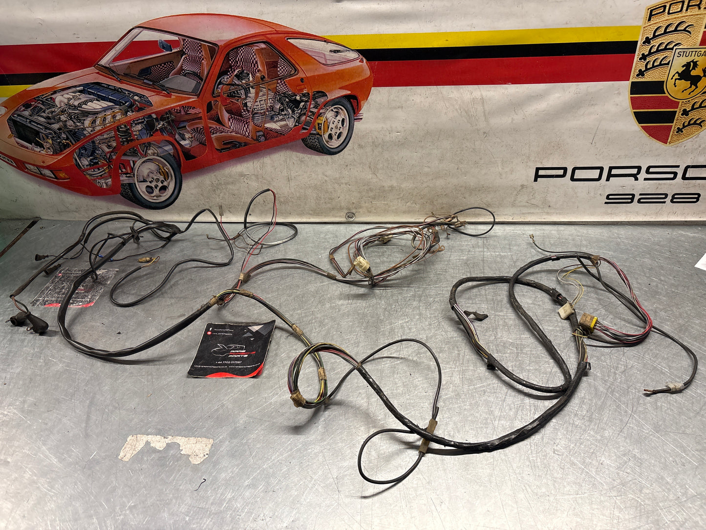 Porsche 944 manual LHD 82-85 rear end loom, used 94461200405