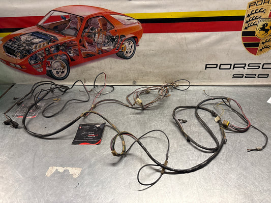 Porsche 944 manual LHD 82-85 rear end loom, used 94461200405