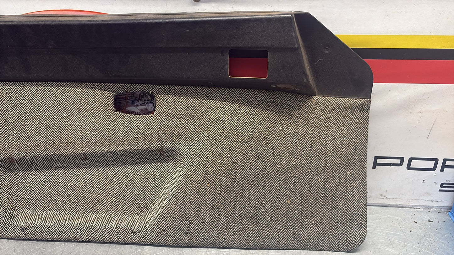 Porsche 924 / 944 early left Used door card, black, LHD 477867011