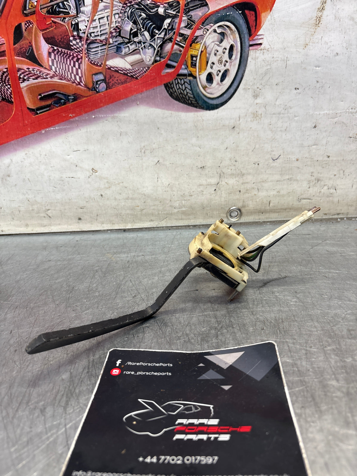 Porsche 914 steering coloumn wiper switch, used 91461391515