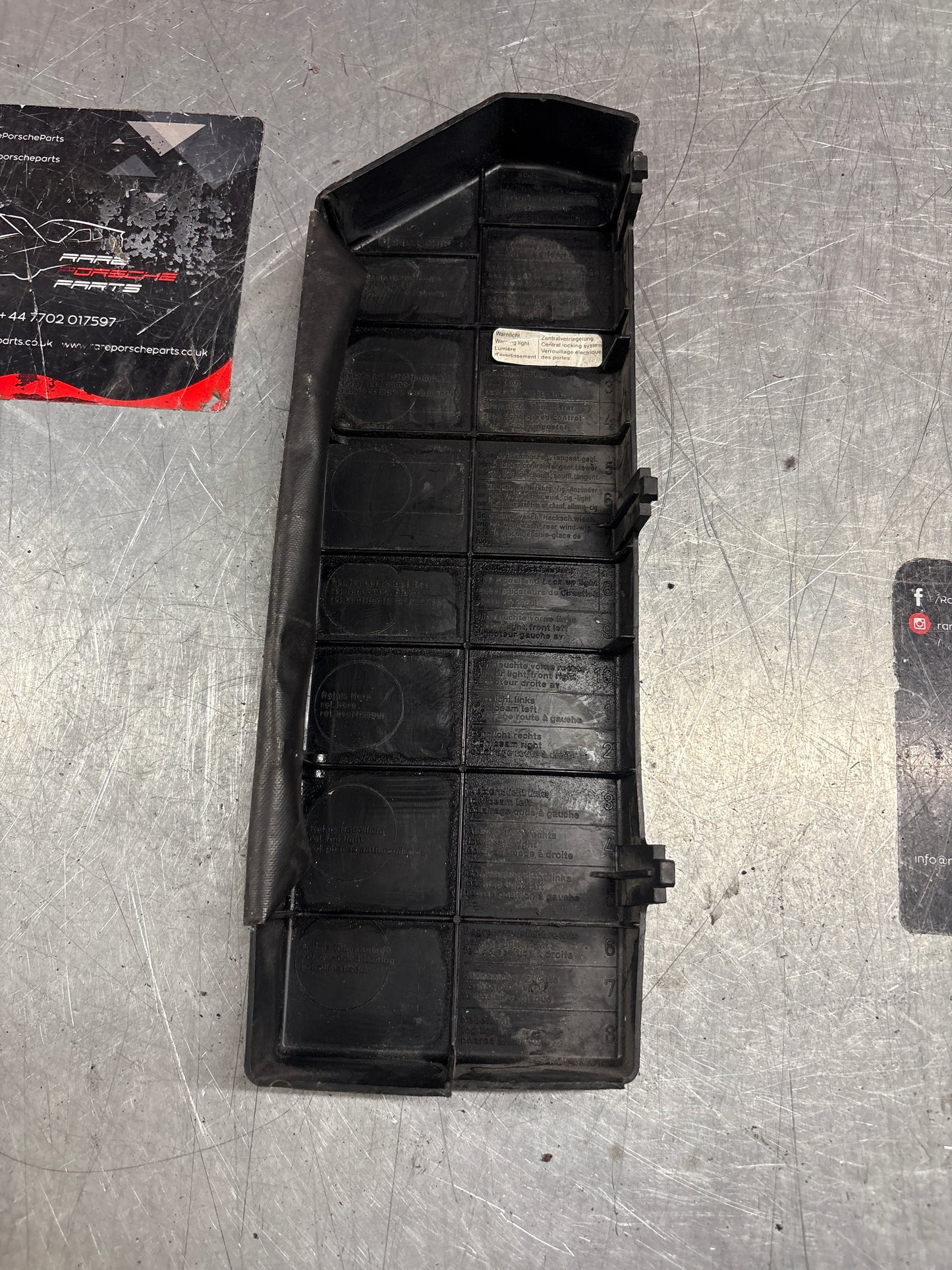 Porsche 911 G Fusebox cover, used 93061216103