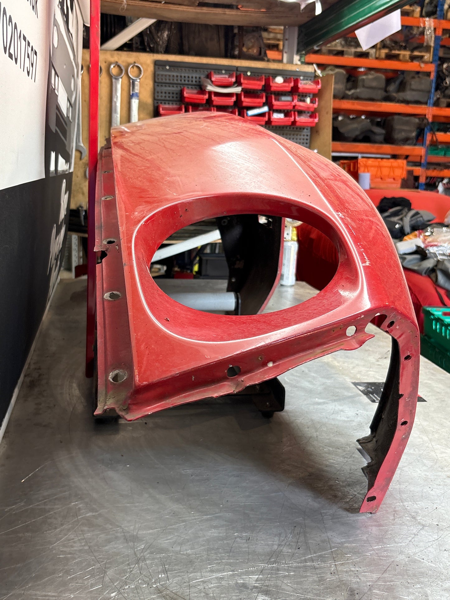 Porsche 928 -87 front left wing, 92850301103 used