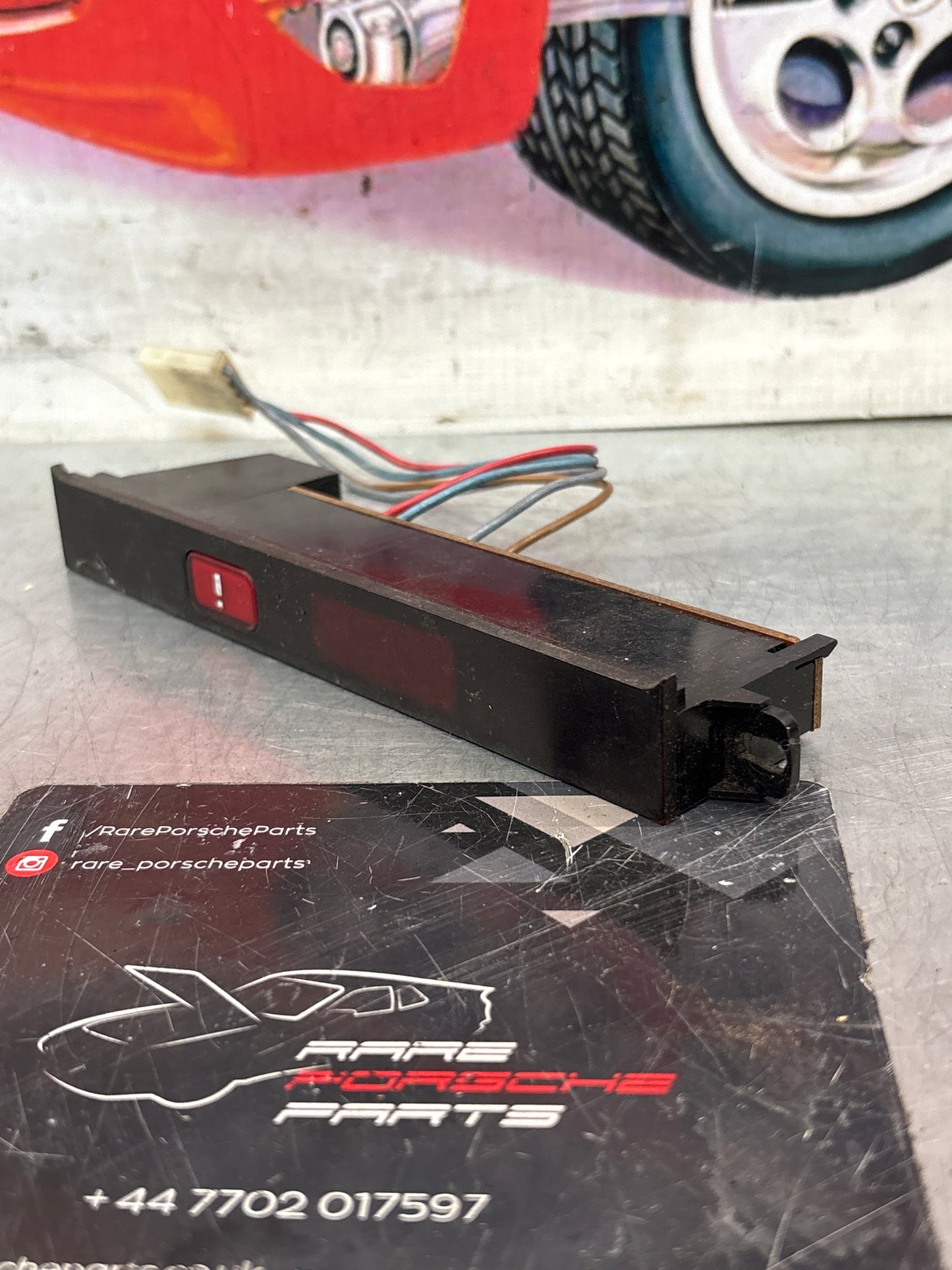 Porsche 928 front center dash panel, used 92864160903