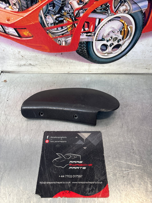 Porsche 928 seat hinge cover, right marine blue used 92852114802