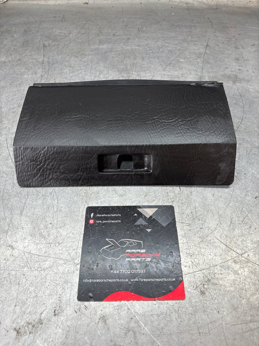 Porsche early 924 944 Black glovebox lid, used 477857123