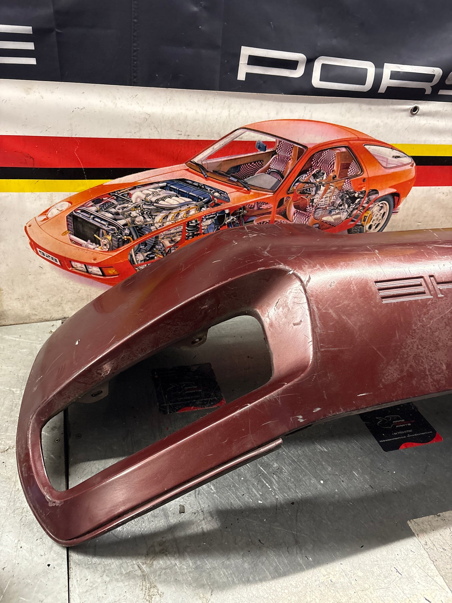 Porsche 928 rear bumper, used 928505023