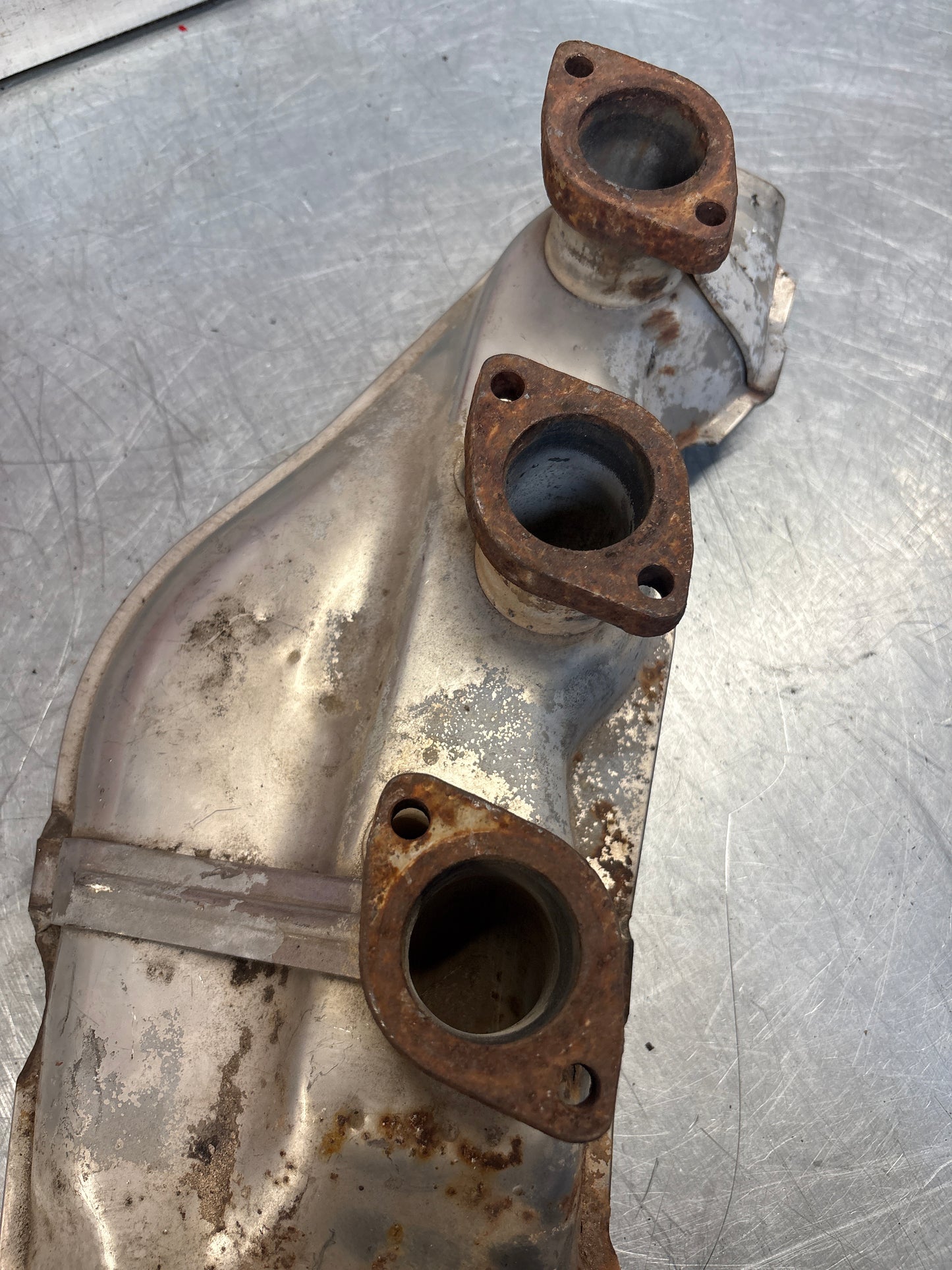 Porsche 911 964 right heat exchanger, used 96421104003