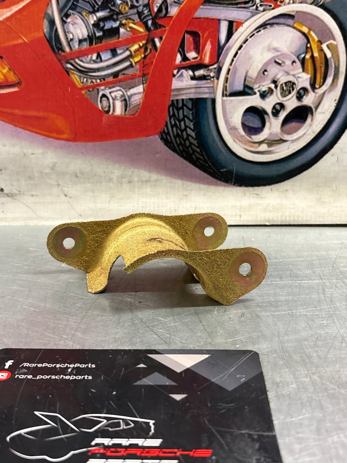 Porsche 924 944 fuel pump bracket mount. refurbished 94435629500