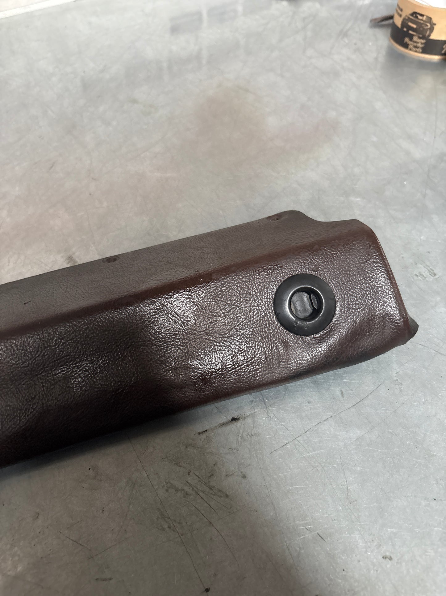 Porsche 928 tailgate interior trim, used, brown 92855504705