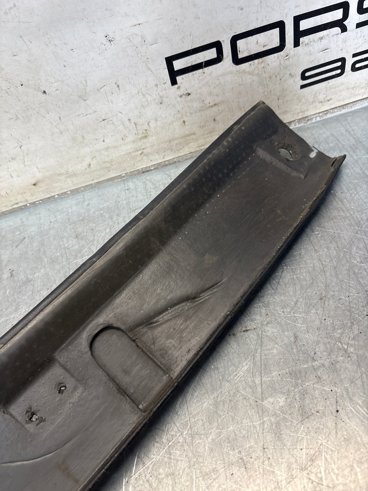 Porsche 944 / 968 front windshield panel trim, used, black 94455503700
