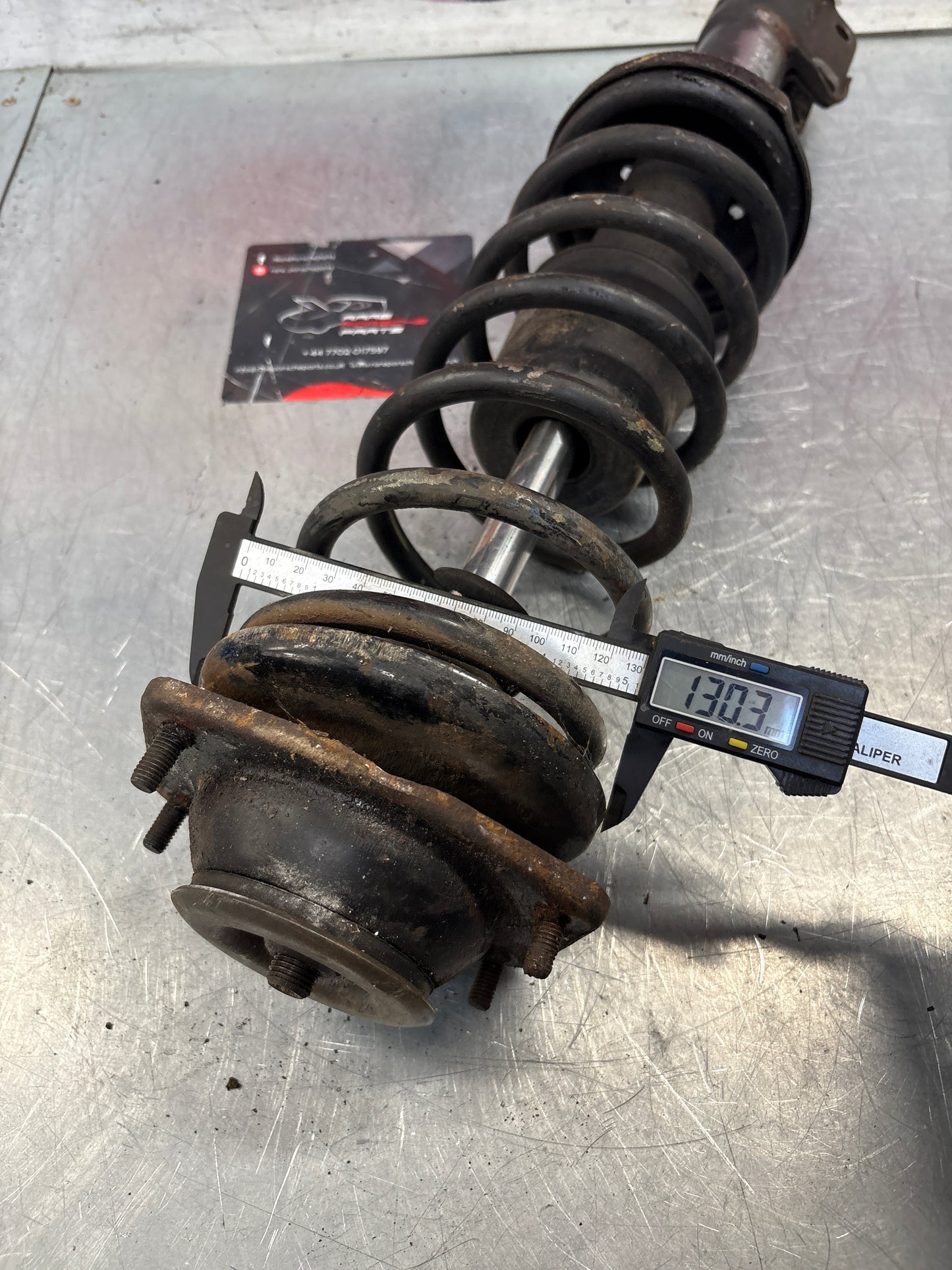 Porsche 924 Front shock absorber, used 477412031F