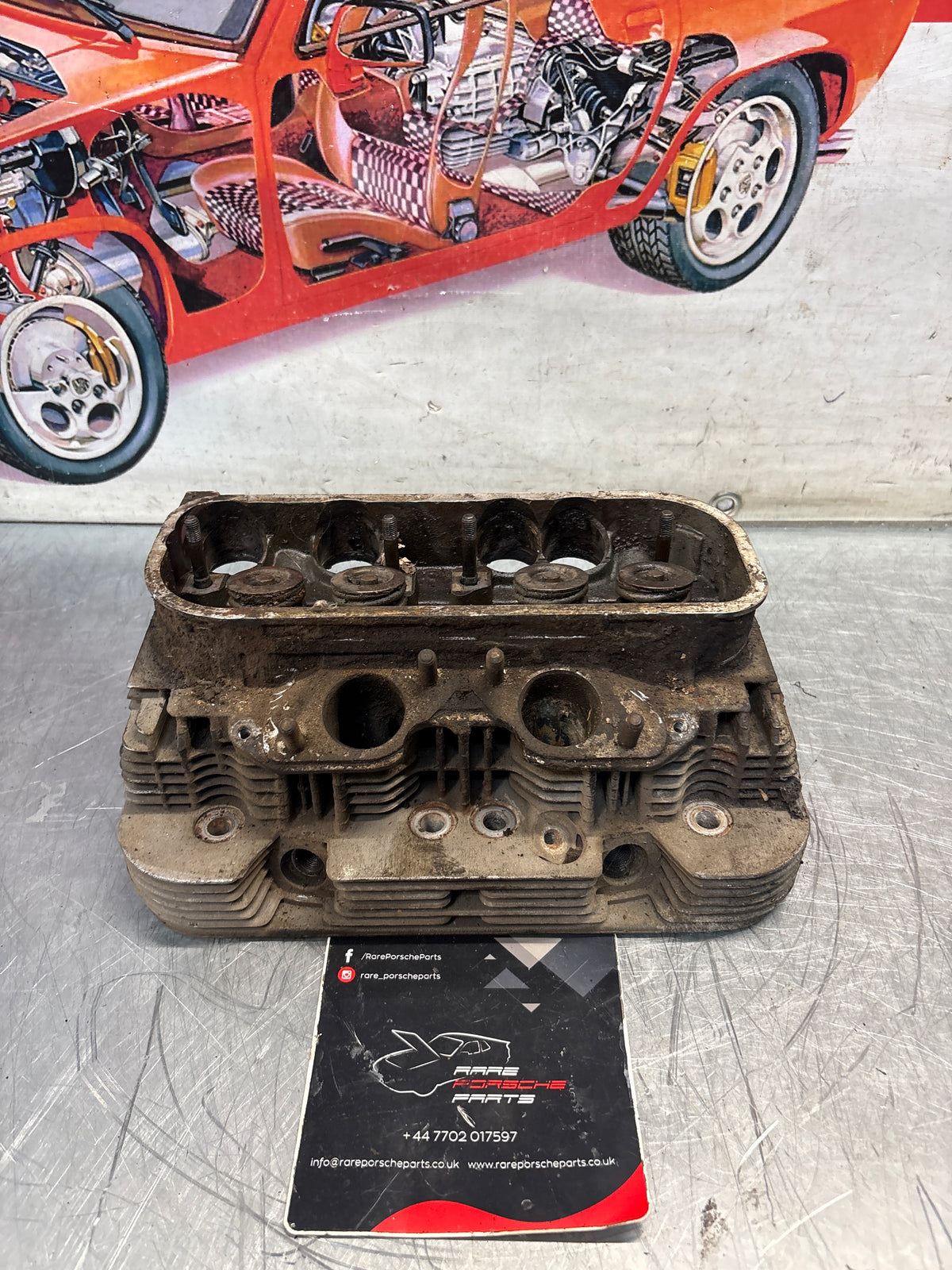 Porsche 914, cylinder head, used 022101372