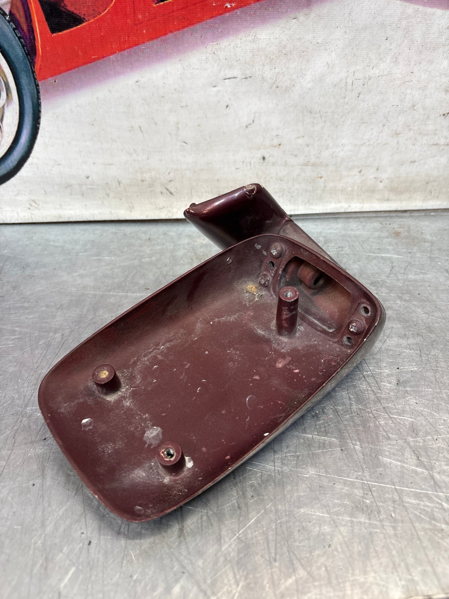 Porsche 911 964 LHD right mirror housing, used 91173102602