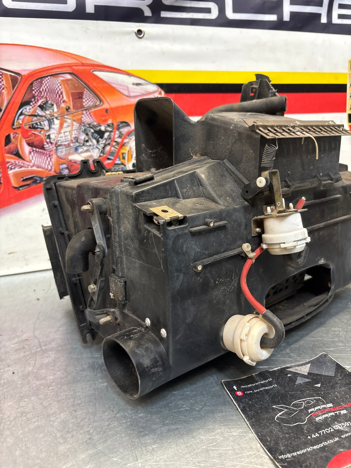 Porsche 928 heater box, LHD, 92857303604, used