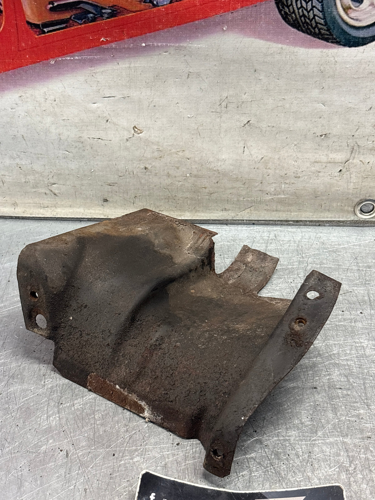 Porsche 914 front air cooling guide plate, used 021119358